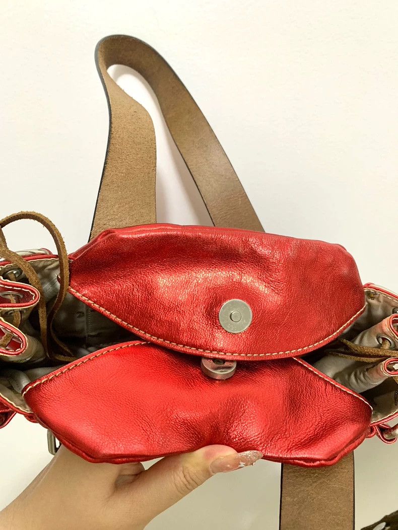 Vivienne Westwood Vivienne Westwood size os Rays laser red belt buckle handba Size ONE SIZE - 7 Thumbnail