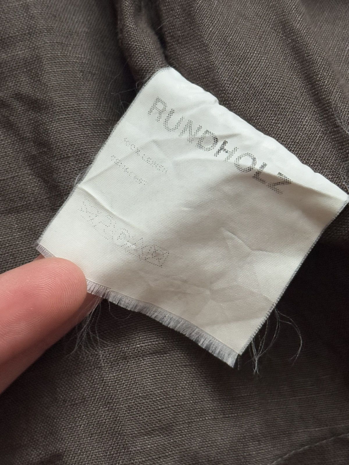 Designer × Rundholz Rundholz L Avantgarde linen blazer jacket asymmetrical relax Size L / US 10 / IT 46 - 15 Thumbnail