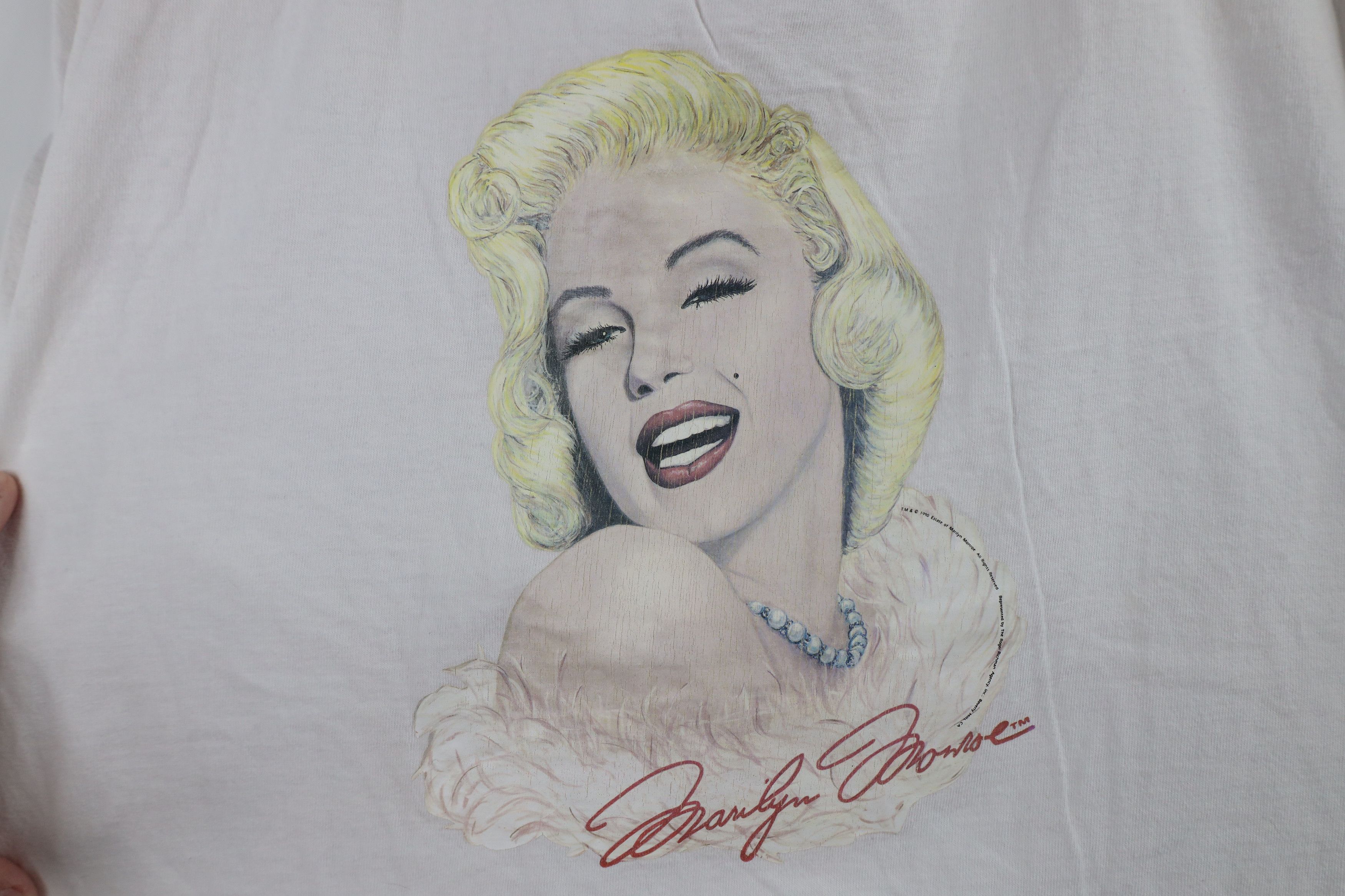 Vintage Vintage 90s Streetwear Marilyn Monroe Short Sleeve T-Shirt Size US XL / EU 56 / 4 - 4 Thumbnail