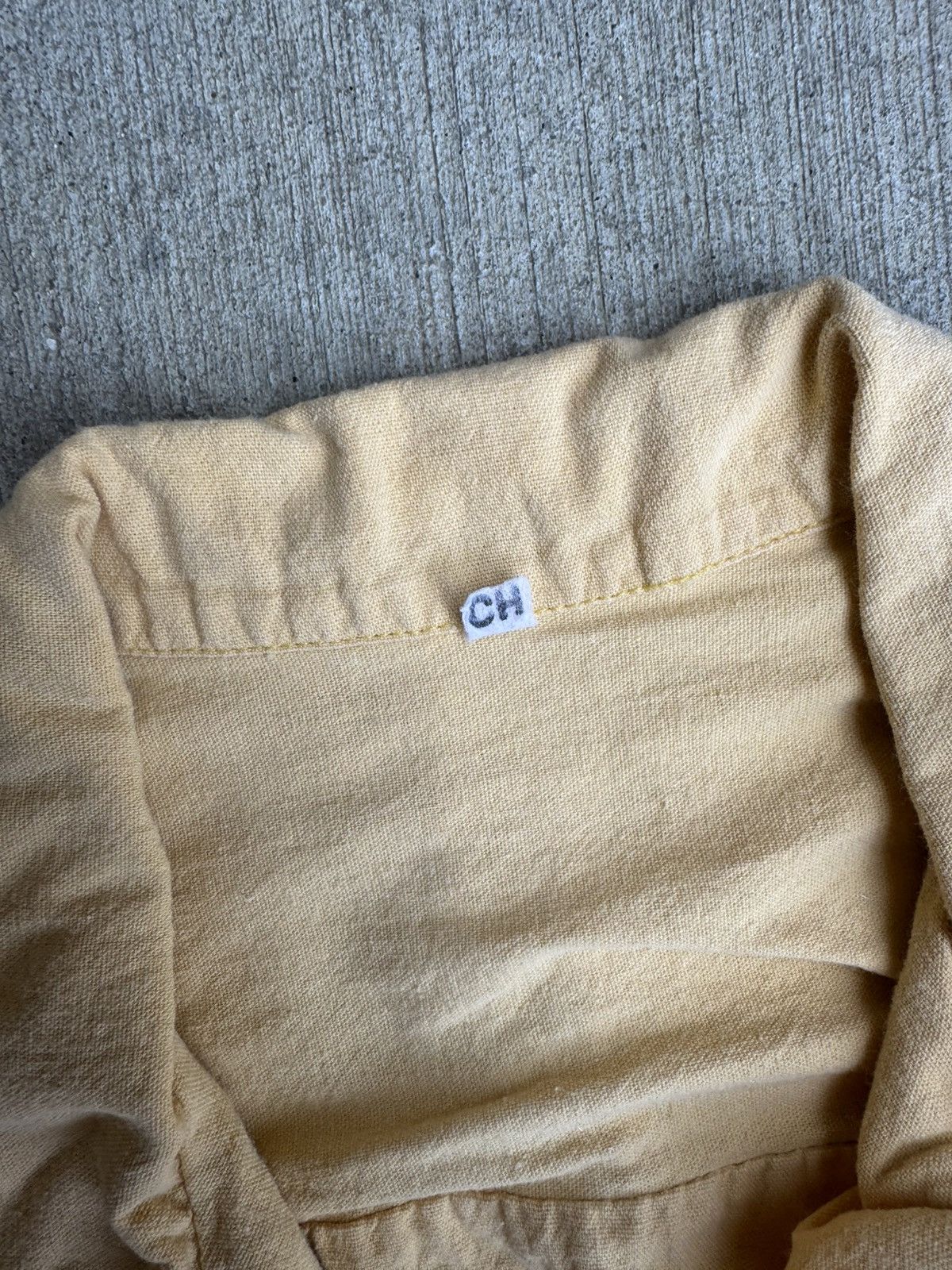 Vintage Yellow button up shirt Size US S / EU 44-46 / 1 - 4 Thumbnail