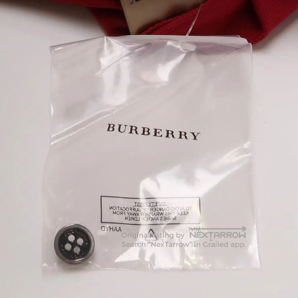 Burberry Burberry Brit Red Cotton Polo Shirt . Size US XS / EU 42 / 0 - 5 Thumbnail