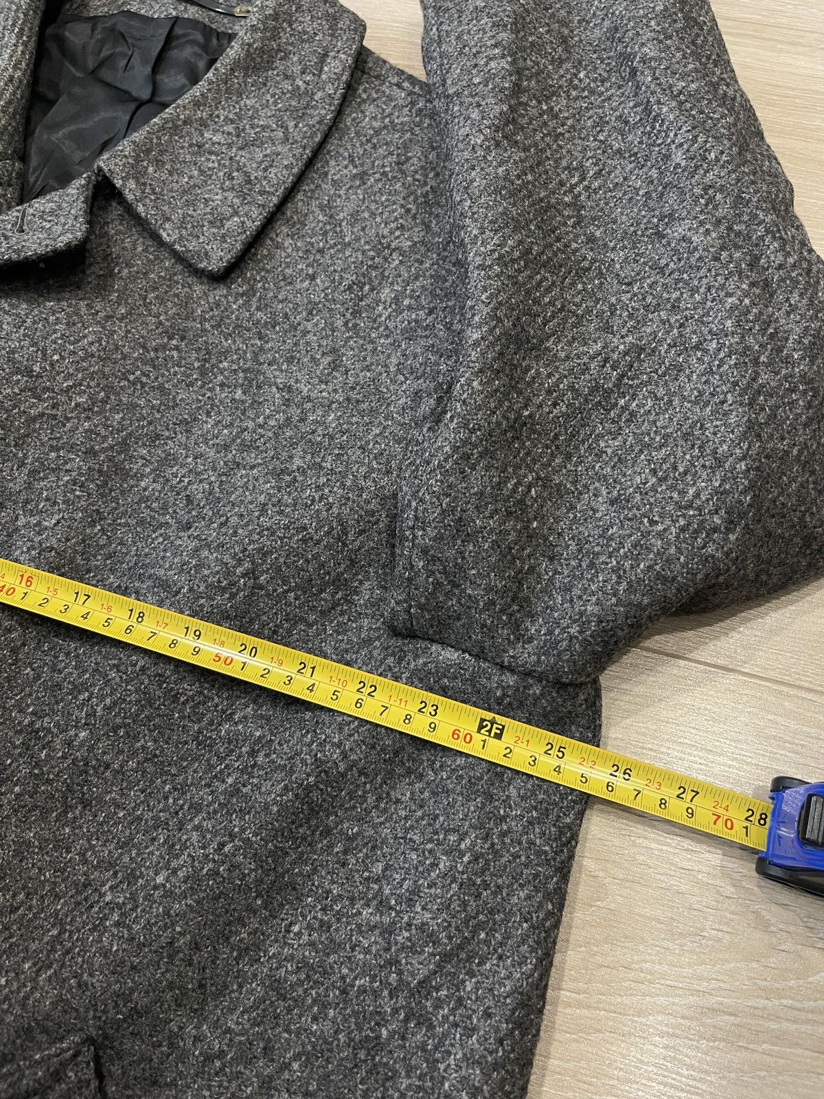 Vintage Vintage Sundermann Wool Overcoat Gray Tweed Kynoch Men's XXL Size US XXL / EU 58 / 5 - 15 Thumbnail