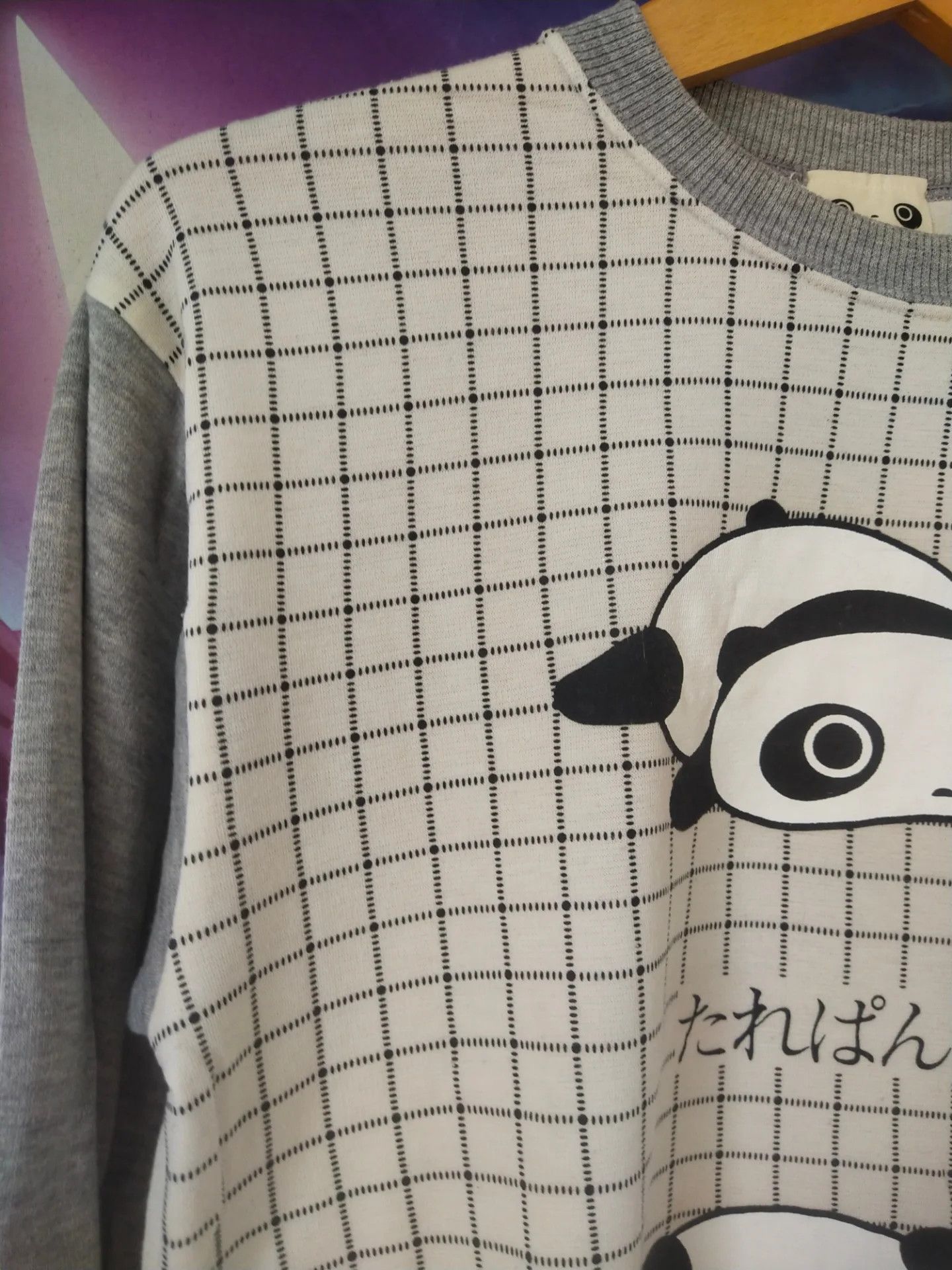 Beauty Beast San-x + Green Camel Panda Art Woman L/S Size S / US 4 / IT 40 - 2 Thumbnail
