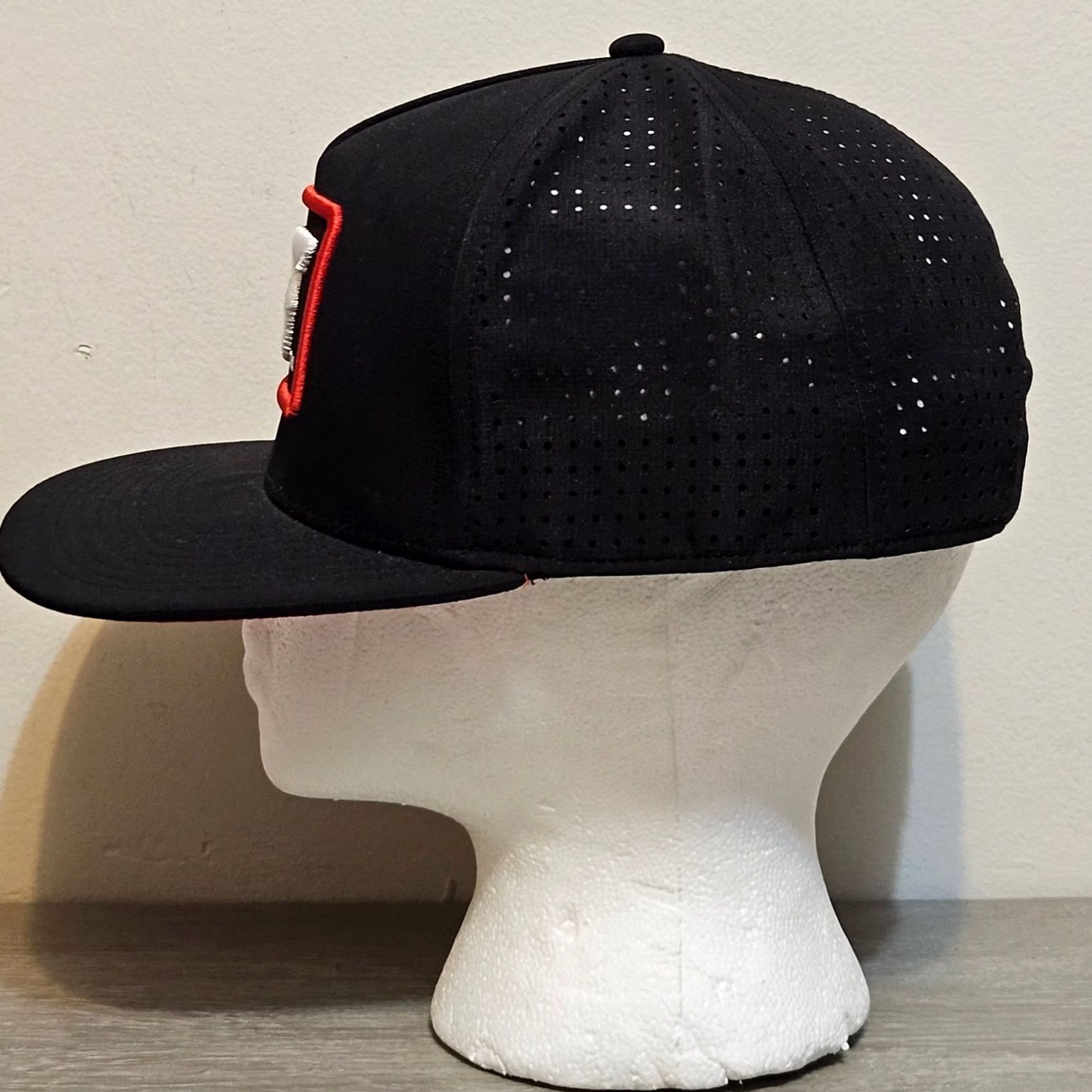 Vintage Snap On Tools Hat Snapback Trucker Red Black Work Mens Size ONE SIZE - 3 Thumbnail