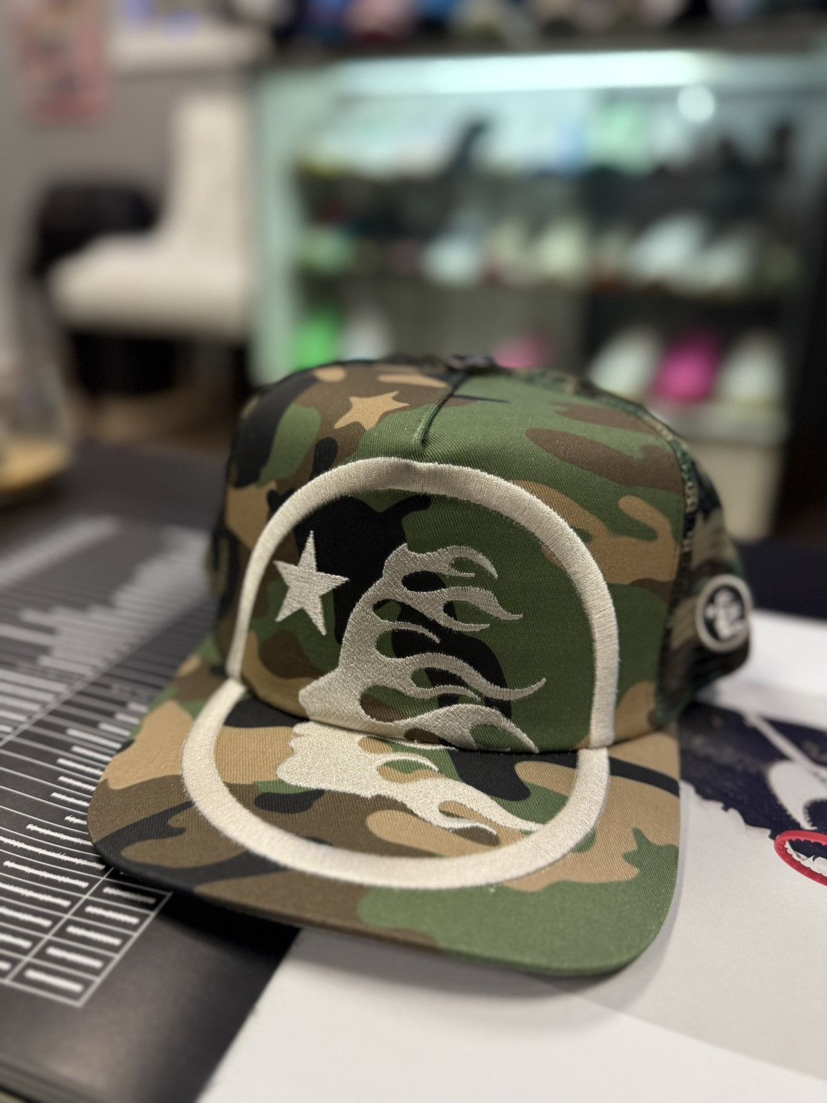 HELLSTAR Hellstar Adjustable SnapBack Hat Camo Flat Logo (NEW) Size ONE SIZE - 2 Thumbnail