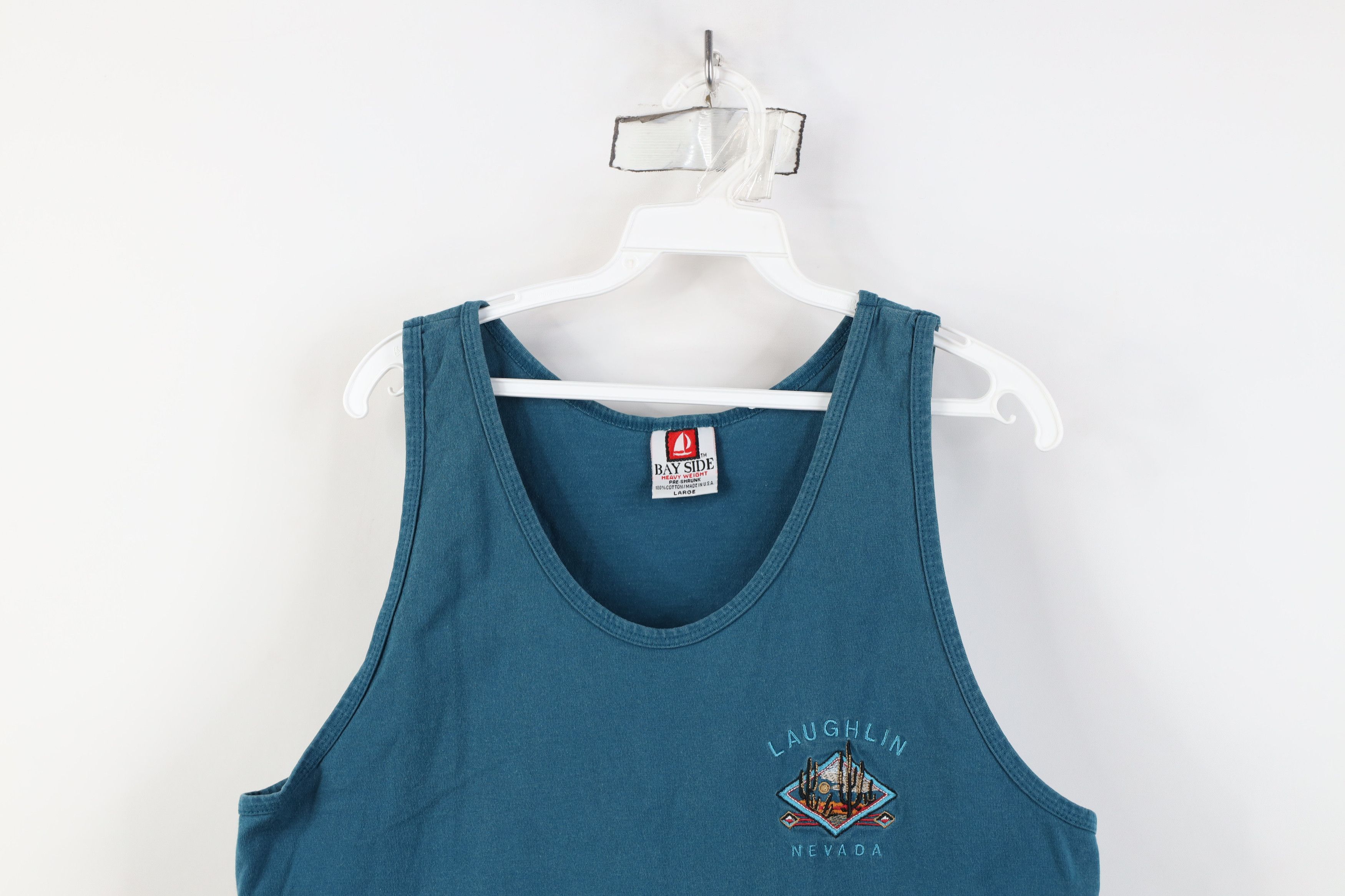 Vintage Vintage 90s Streetwear Laughlin Nevada Tank Top T-Shirt USA Size US L / EU 52-54 / 3 - 2 Thumbnail