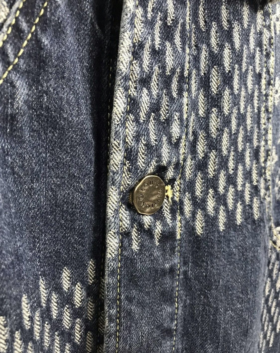 Louis Vuitton × Nigo Louis Vuitton X Nigo Monogram Denim Jacket Size US L / EU 52-54 / 3 - 6 Thumbnail
