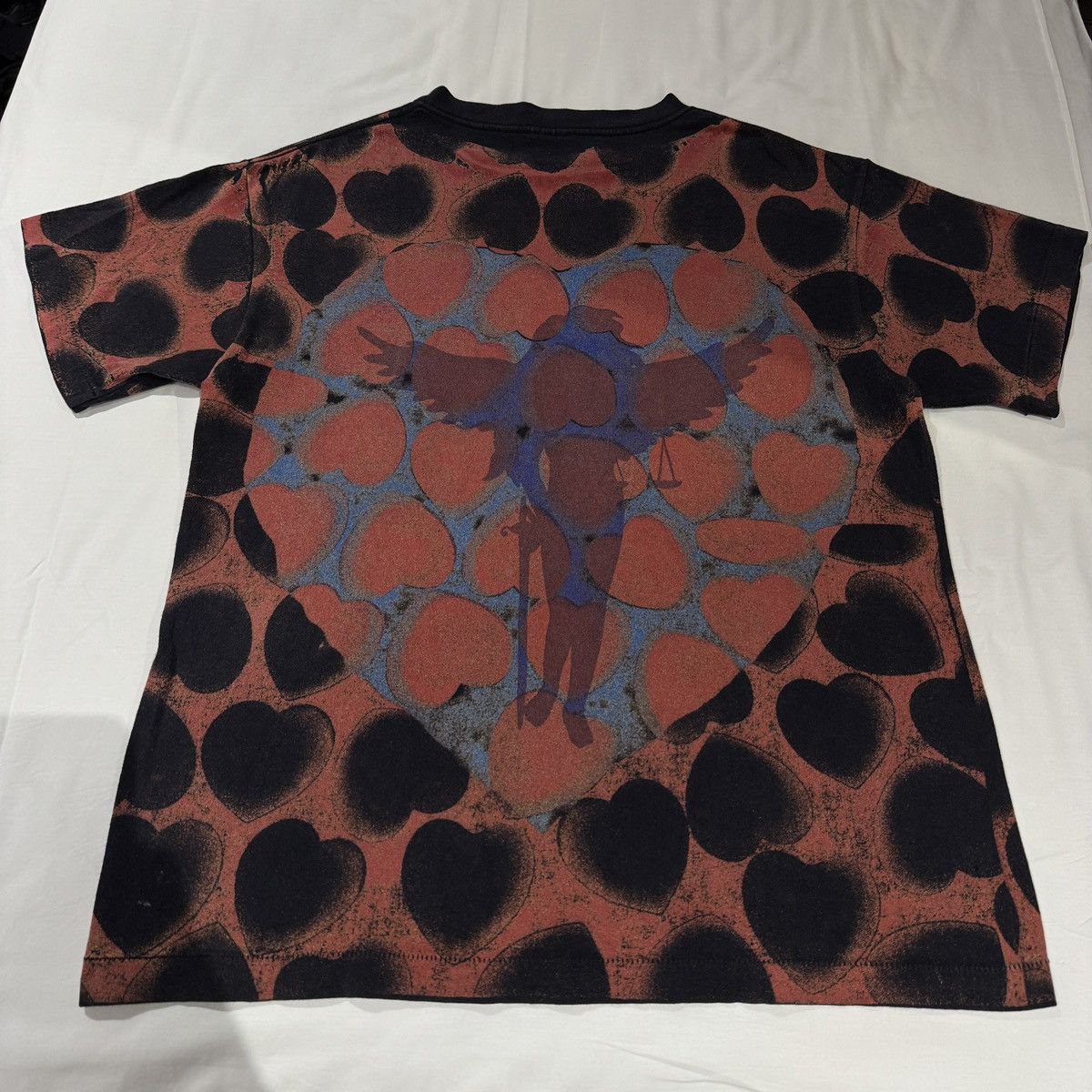 READYMADE × Saint Michael 22x29 Saint Mxxxxx Nazareth Nirvana Heart shaped box AOP tee Size US M / EU 48-50 / 2 - 4 Thumbnail