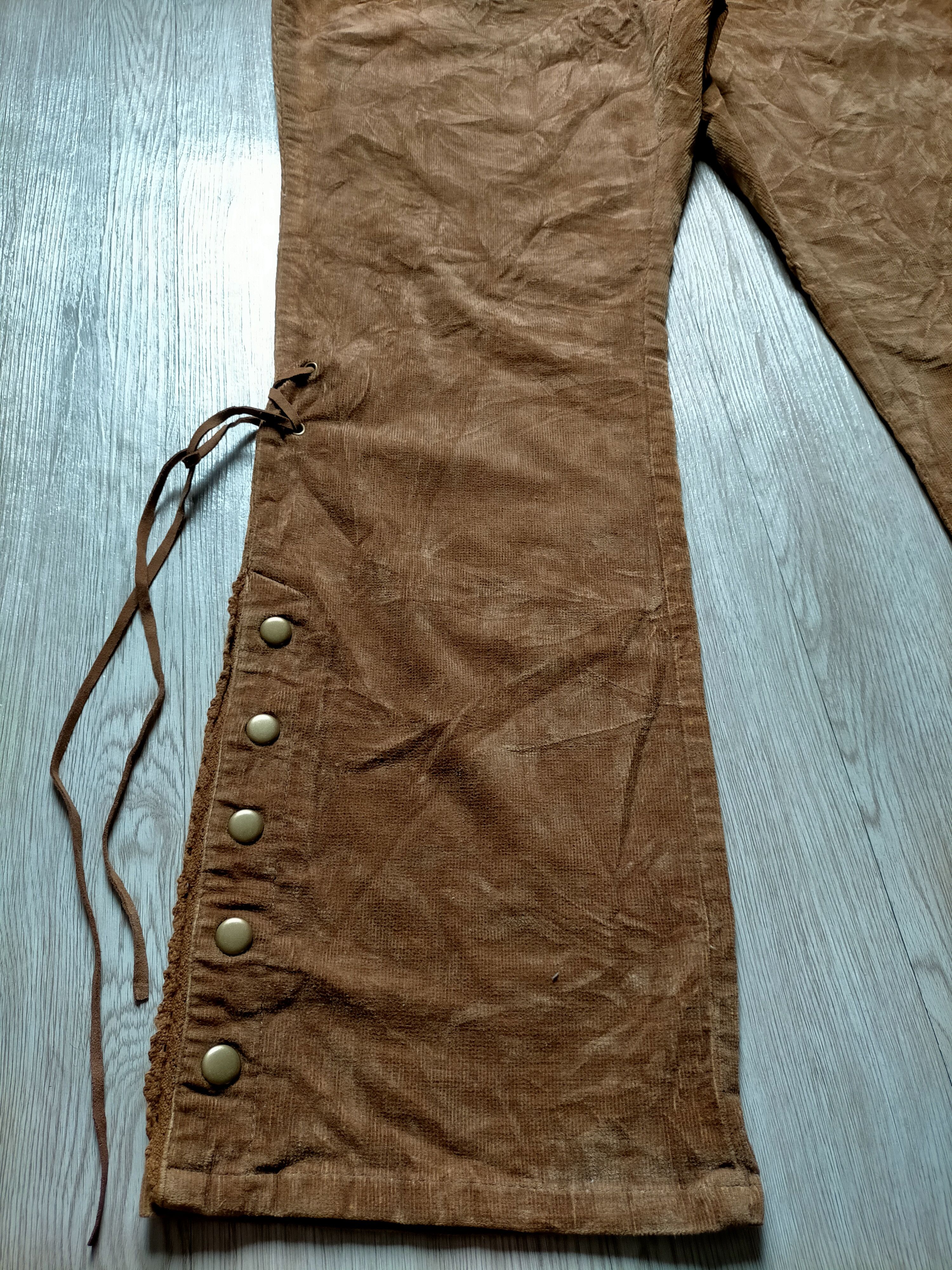Hysteric Glamour Livre Claire Flare Coudroy Punk style Pants Size US 35 - 7 Thumbnail
