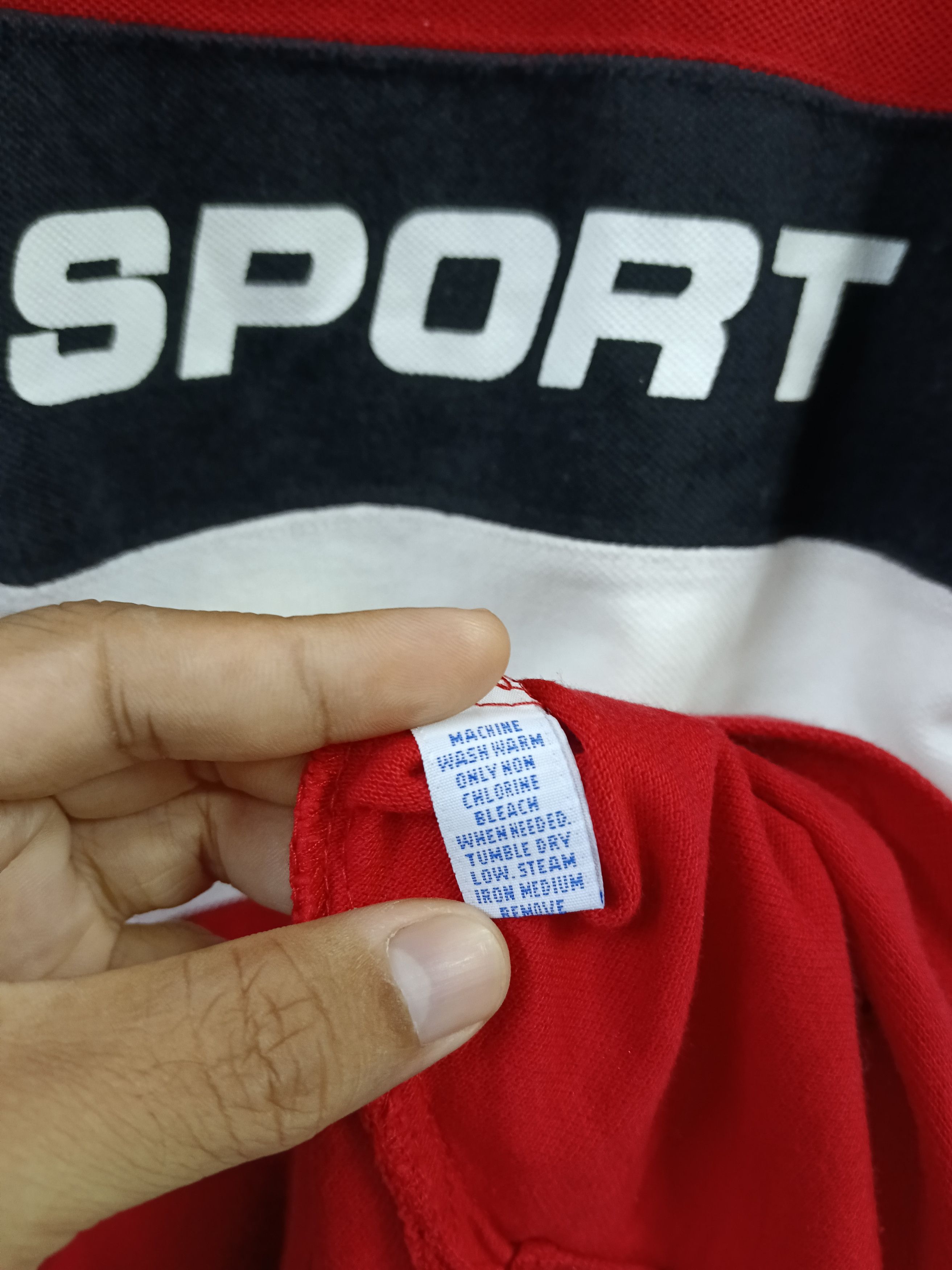 Polo Ralph Lauren × Ralph Lauren × Vintage 90s POLO SPORT MULTICOLOUR Size US L / EU 52-54 / 3 - 3 Thumbnail