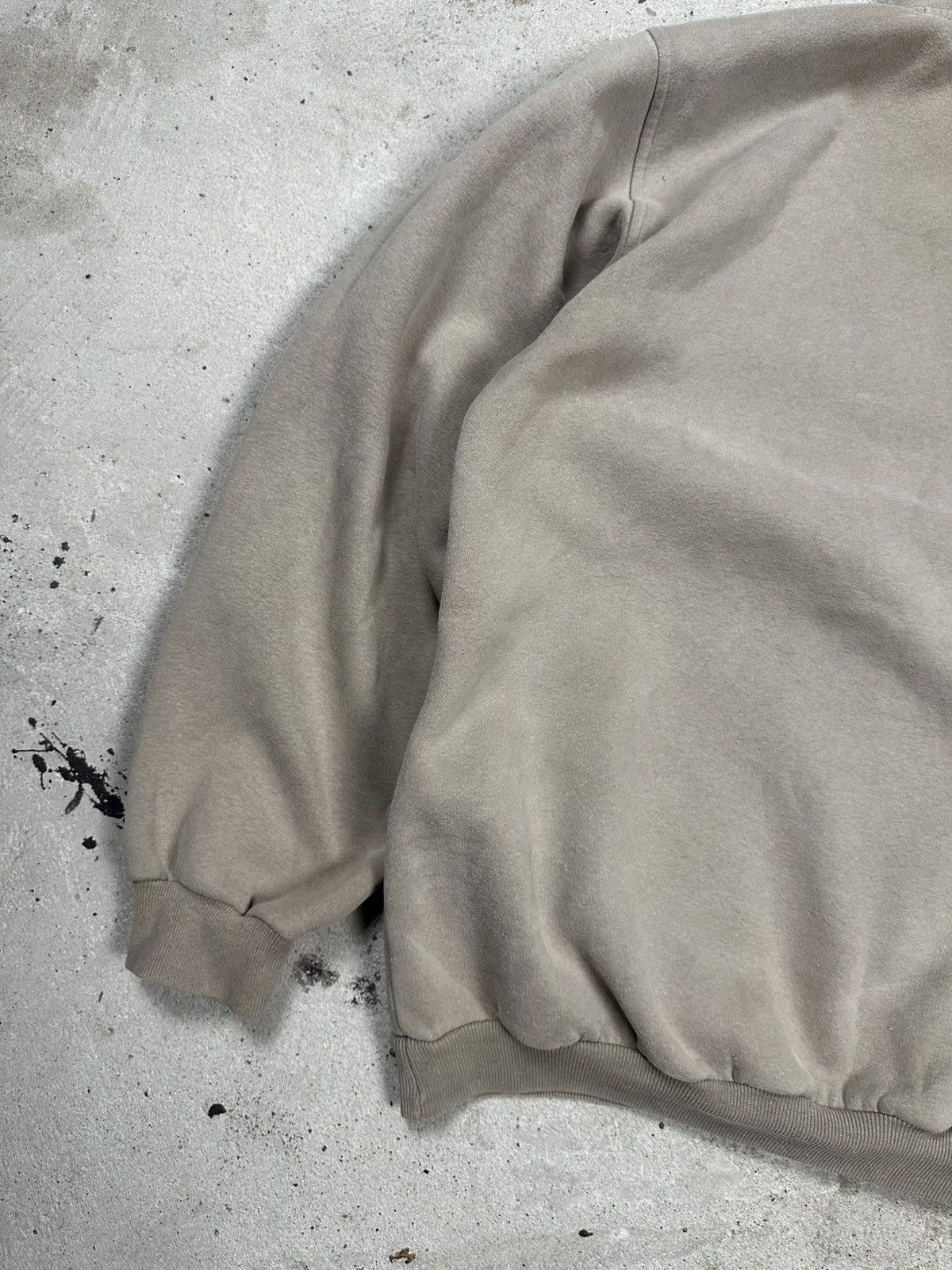 Nike Vintage Y2K Nike Beige Boxy Fit Hoodie Swoosh Print Size US M / EU 48-50 / 2 - 12 Thumbnail