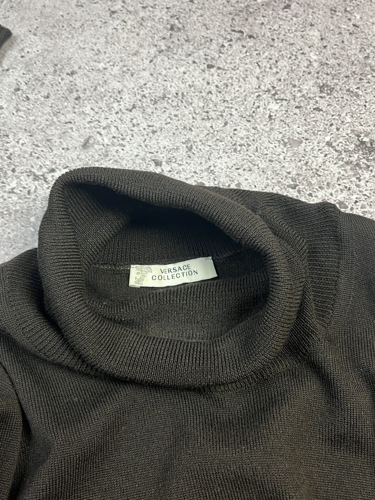 Versace Medusa Lana Wool Turtleneck Sweater Size US S / EU 44-46 / 1 - 3 Thumbnail