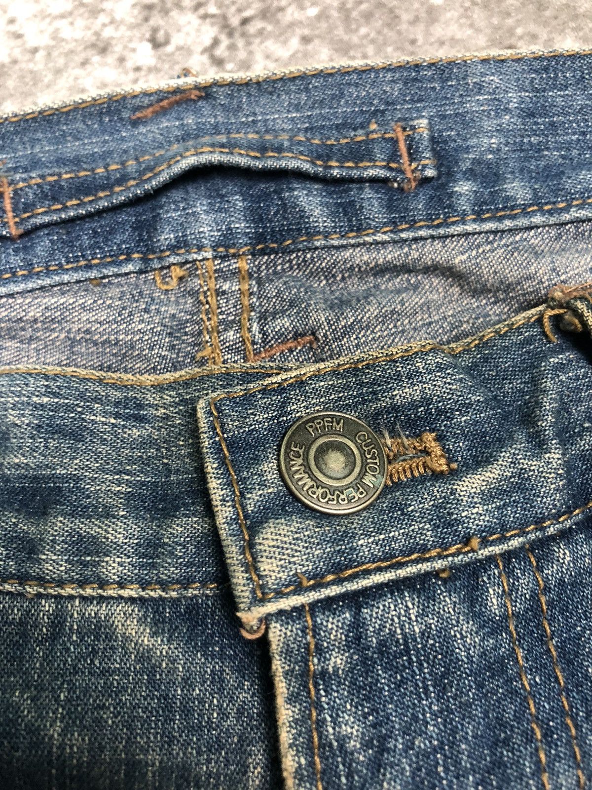 Hysteric Glamour × Japanese Brand × PPFM PPFM Ripped Denim Pants Size US 29 - 4 Thumbnail