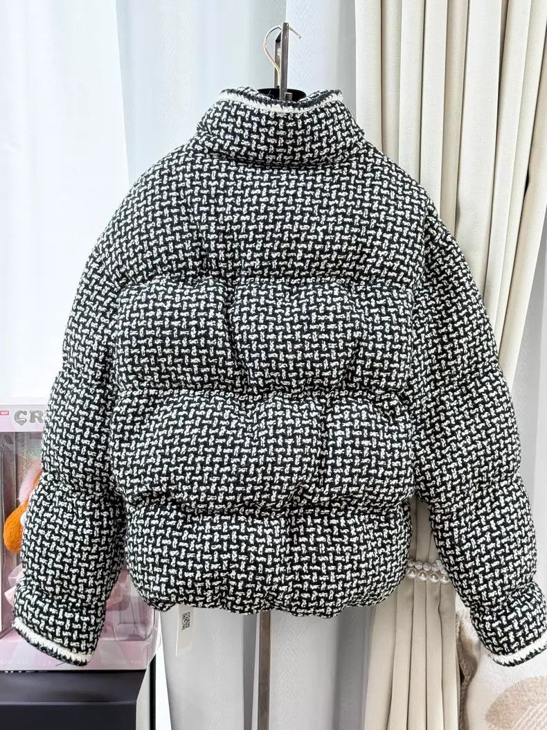 Chanel Chanel Black and white color-blocked checkered tweed knitt Size XS / US 0-2 / IT 36-38 - 3 Thumbnail