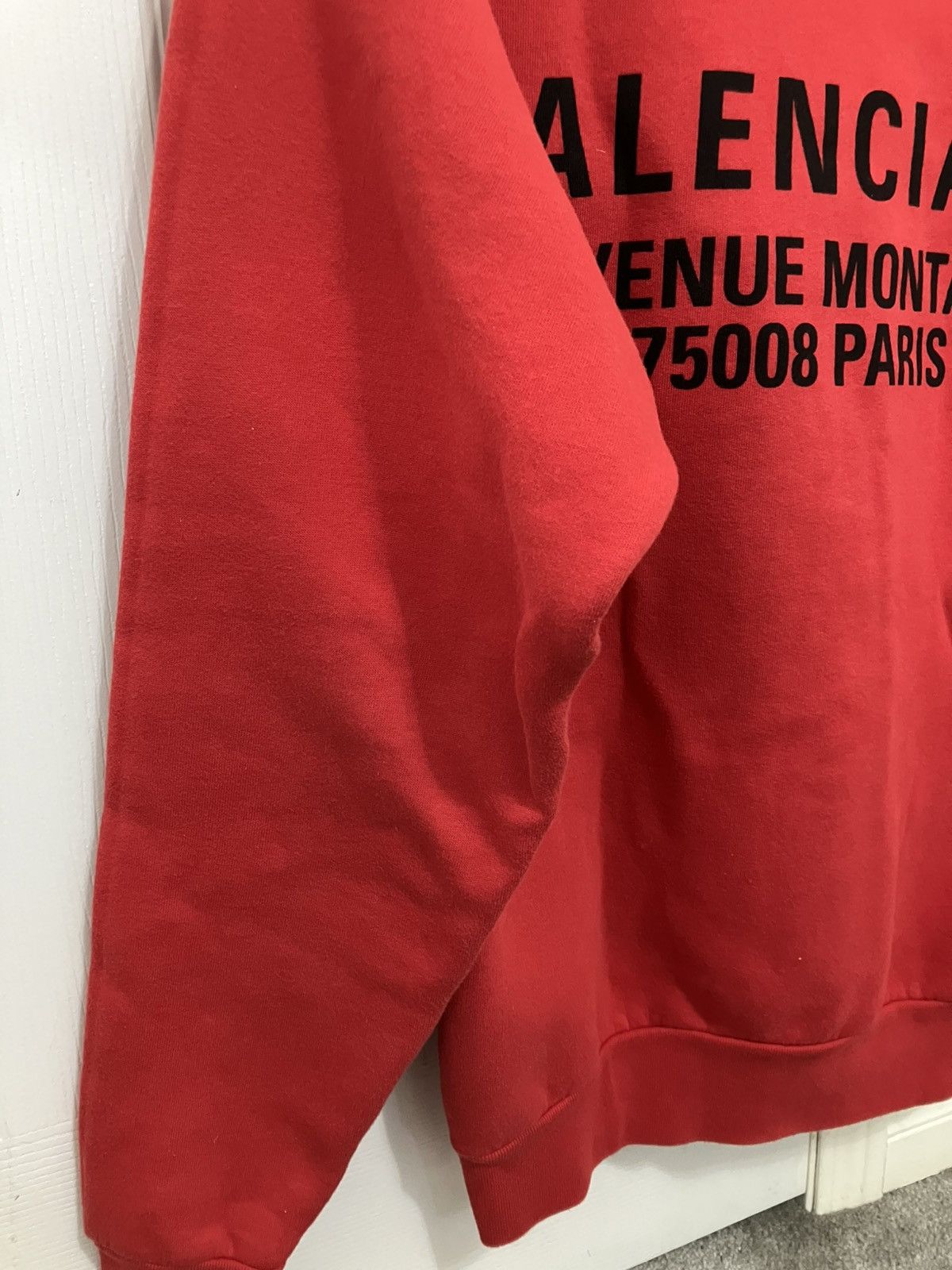 Balenciaga Balenciaga Sweatshirt Red 2018 (new balenciaga logo out) Size US XS / EU 42 / 0 - 7 Thumbnail