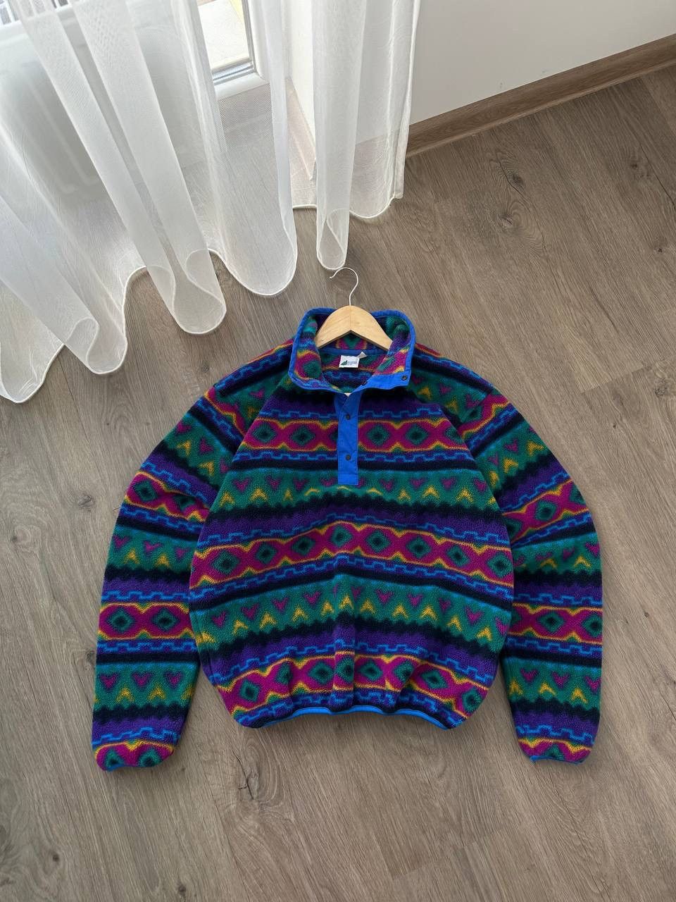 Japanese Brand × Vintage Vintage Mountain Outdoor Fleece Polartec Shinshilla Jacket Size US M / EU 48-50 / 2 - 1 Thumbnail