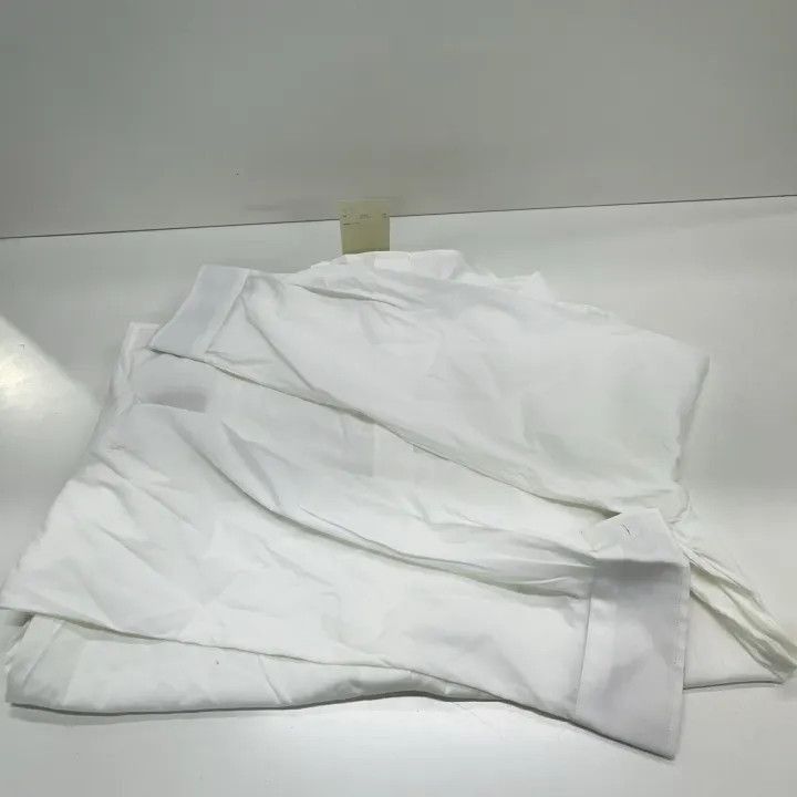 Burberry Burberry Burberry White Logo Embroidered Long Sleeve Shirt Size US L / EU 52-54 / 3 - 8 Thumbnail