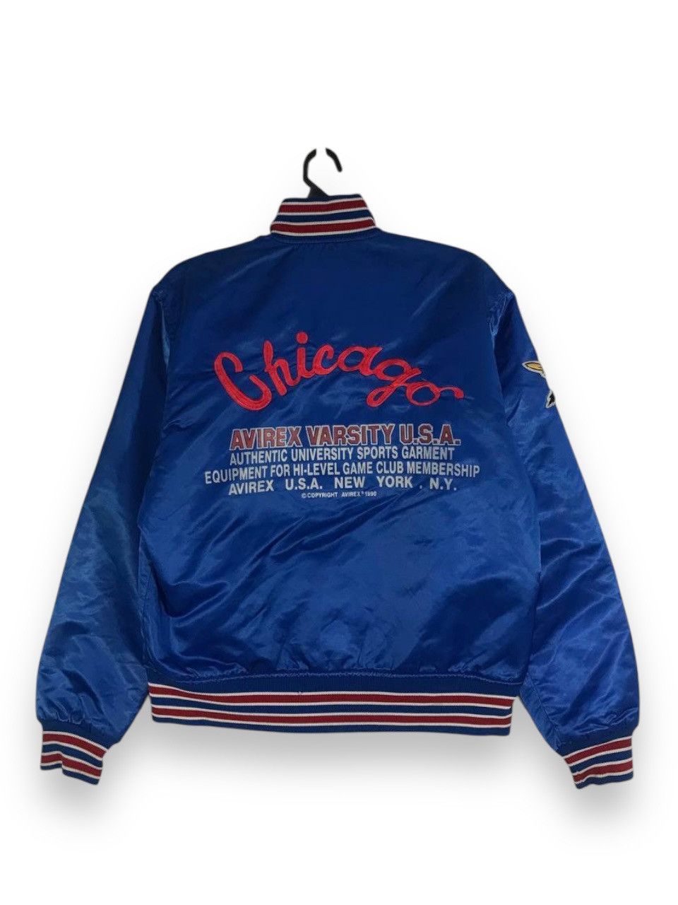 Avirex Vintage 1990 avirex usa bomber flight jacket chicago Size US M / EU 48-50 / 2 - 6 Thumbnail
