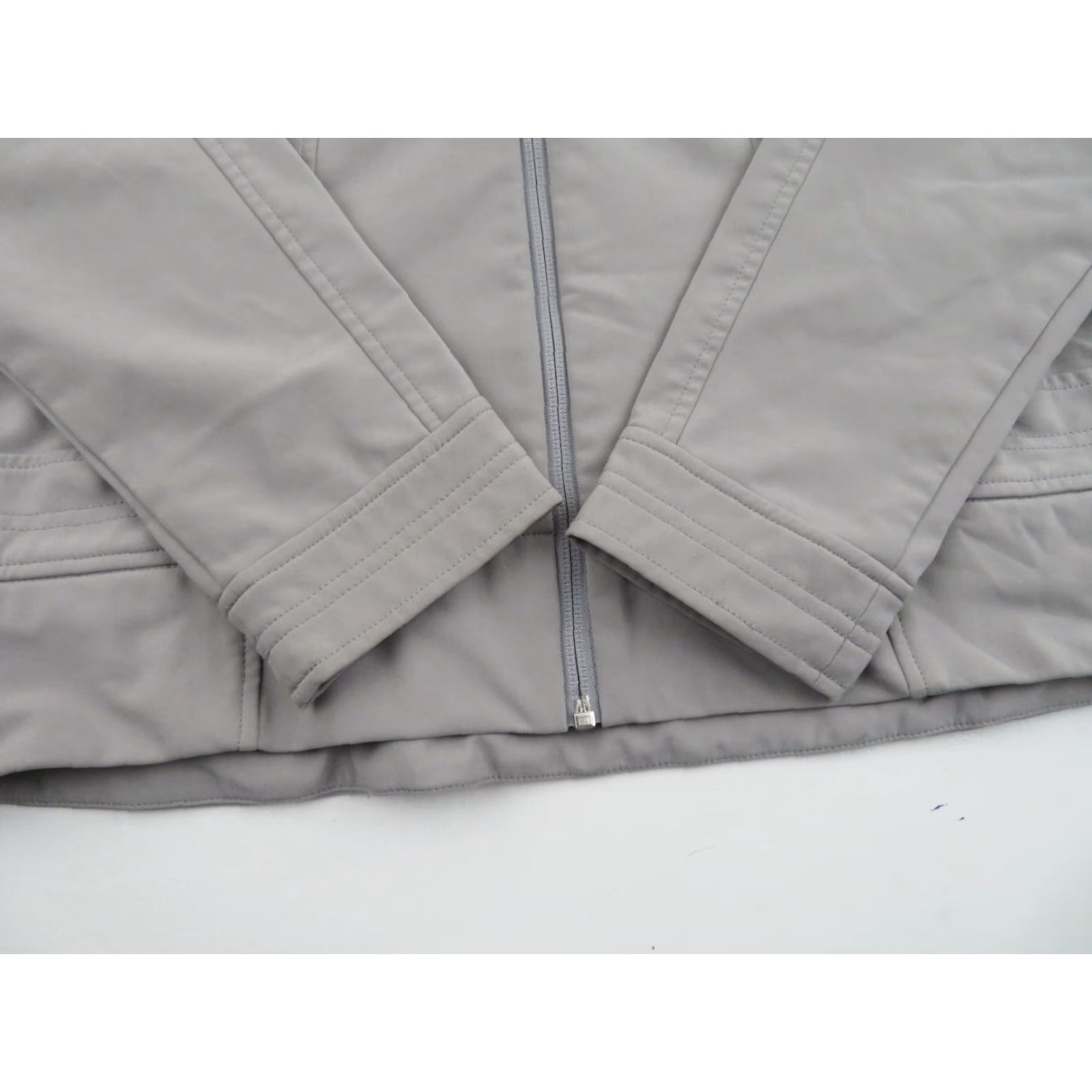 The North Face The North Face Jacket Womens Large Soft Shell Gray Full Zip Windbreaker Size L / US 10 / IT 46 - 5 Thumbnail