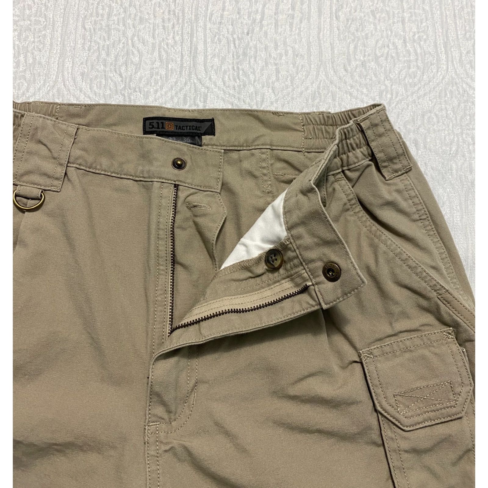Vintage 5.11 Tactical Cargo Pants Double Knee Men's 30×34 Beige Cargo Pants Workwear Men 30 Beige 5.11 Tactical Pants Mens Size US 30 / EU 46 - 3 Thumbnail