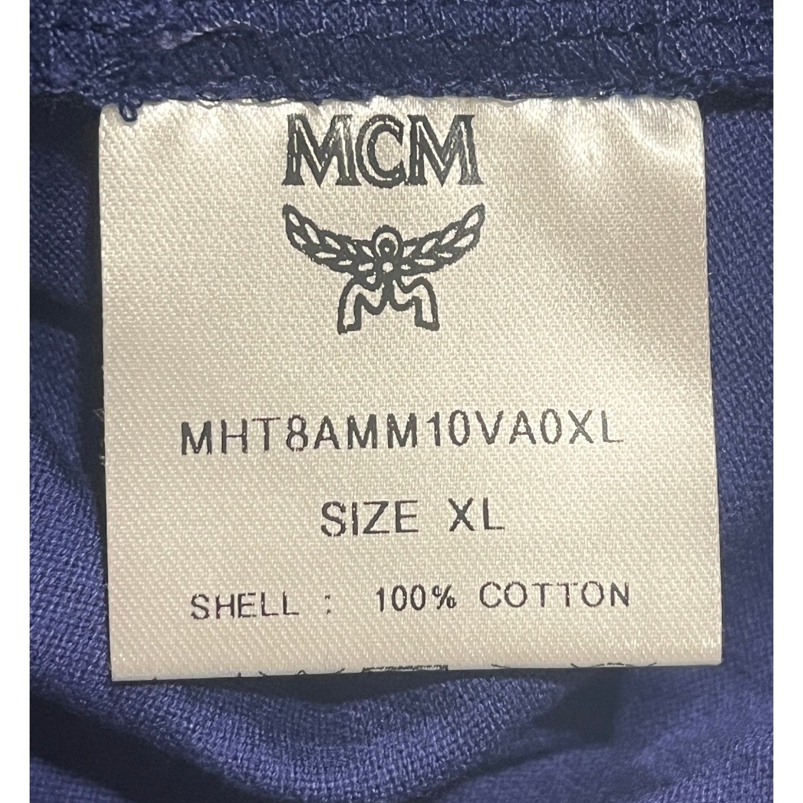 MCM 9-40 MCM Men's T-Shirt 100% Cotton Navy-Blue XL Size US XL / EU 56 / 4 - 5 Thumbnail