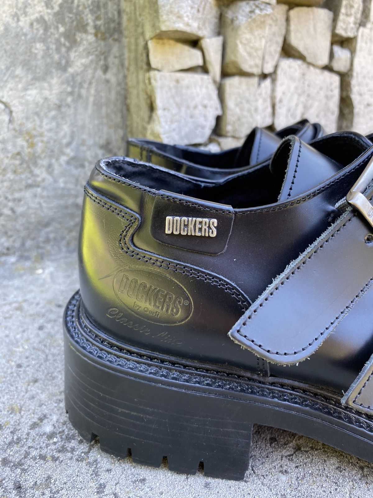 Dockers × Vintage Dockers vintage Chunky Leather Shoes Goth Avan Garde Size US 8 / EU 41 - 5 Thumbnail