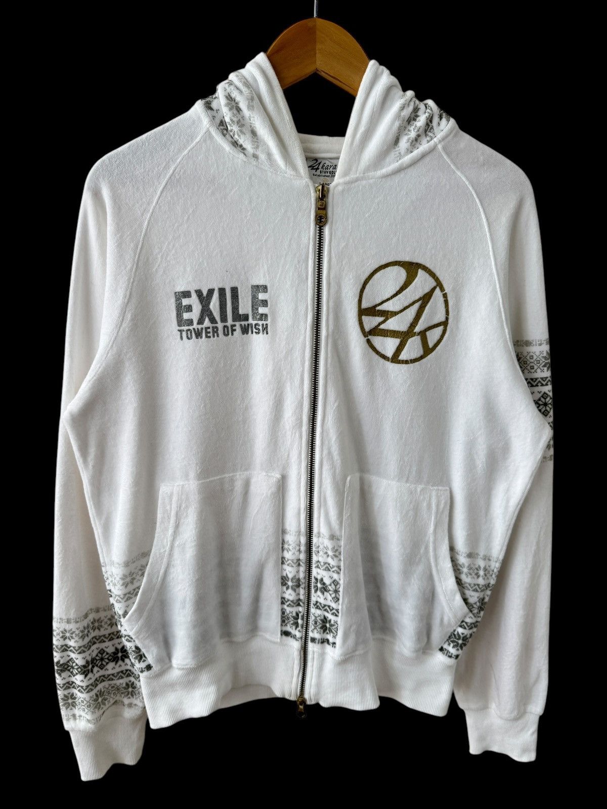 Japanese Brand 24 Karats Gold Digger Chrome Hearts Style Hoodies Size US L / EU 52-54 / 3 - 2 Thumbnail