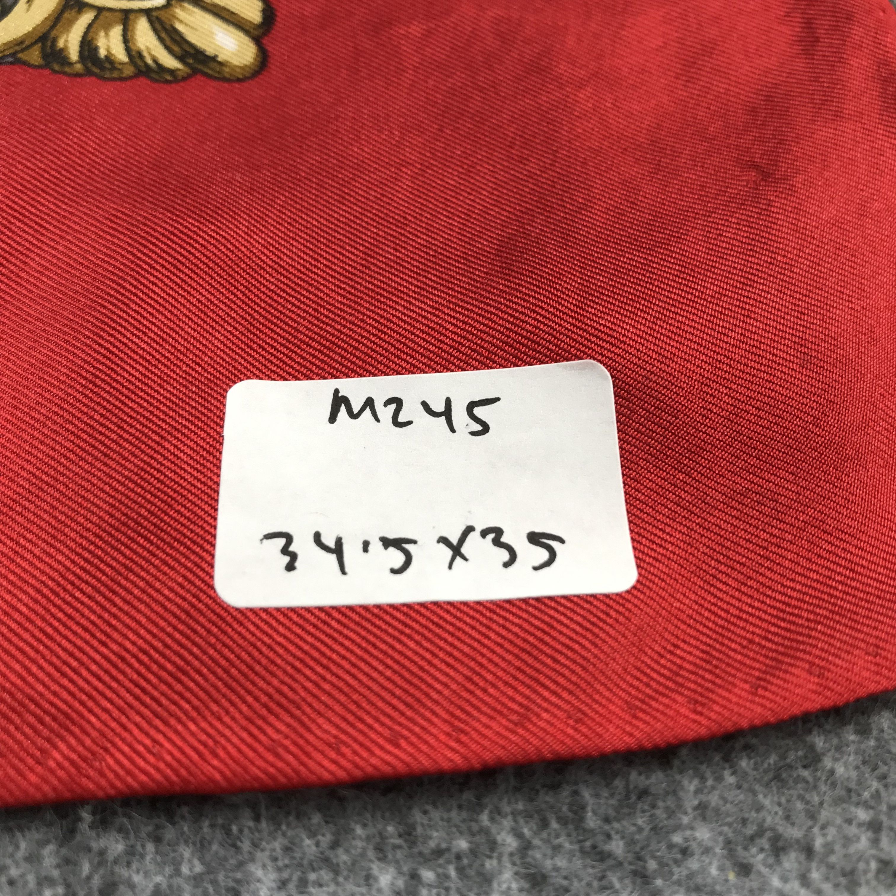 Japanese Brand Luxury Design Silk Scarf M245 Size ONE SIZE - 7 Thumbnail