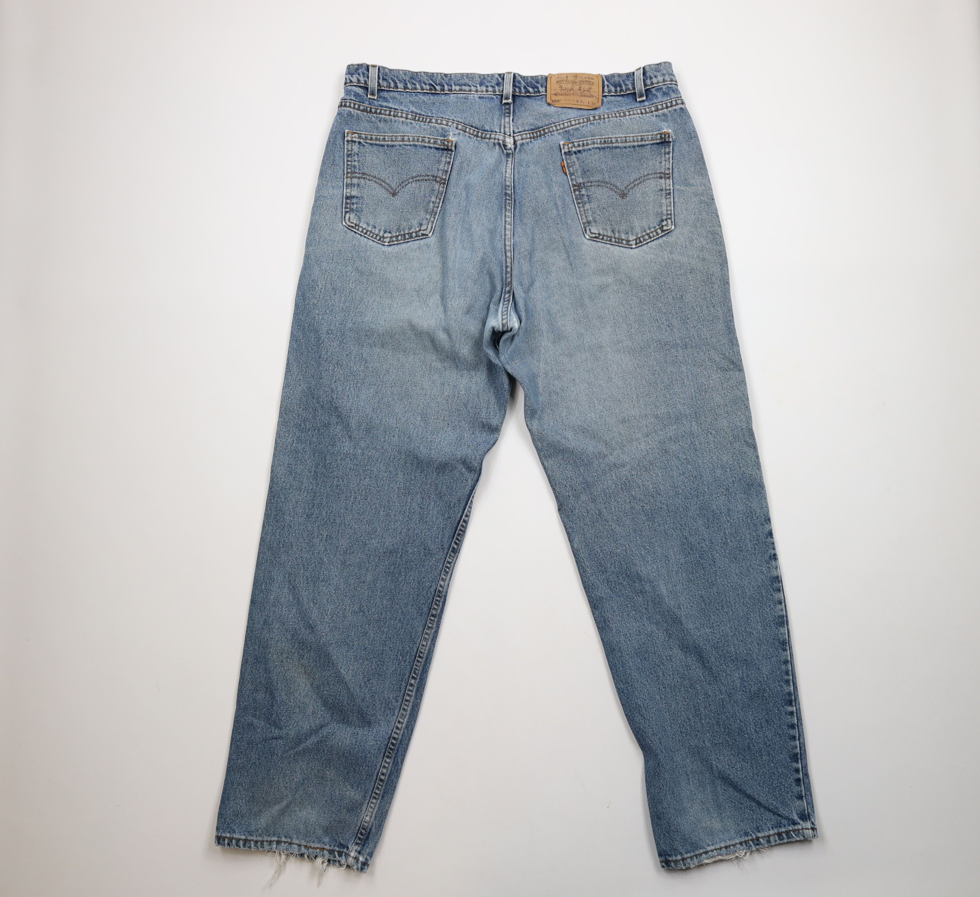Levi's × Vintage Vintage 90s Levis 550 Orange Tab Relaxed Fit Jeans USA Size US 40 / EU 56 - 11 Thumbnail