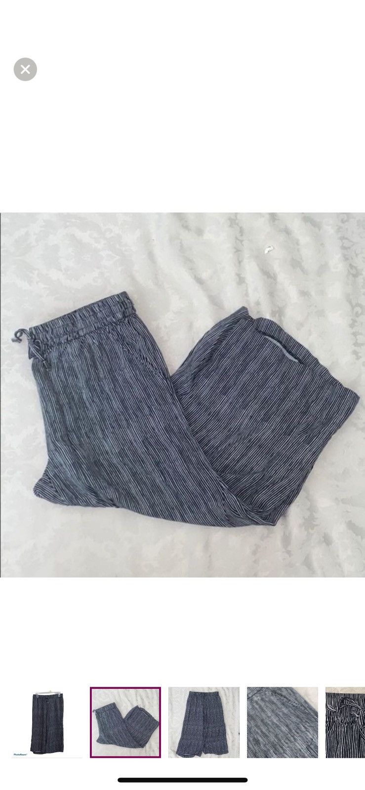 Cynthia Rowley Cynthia rowley medium pinstripe cropped pants Size 30" / US 8 / IT 44 - 2 Thumbnail