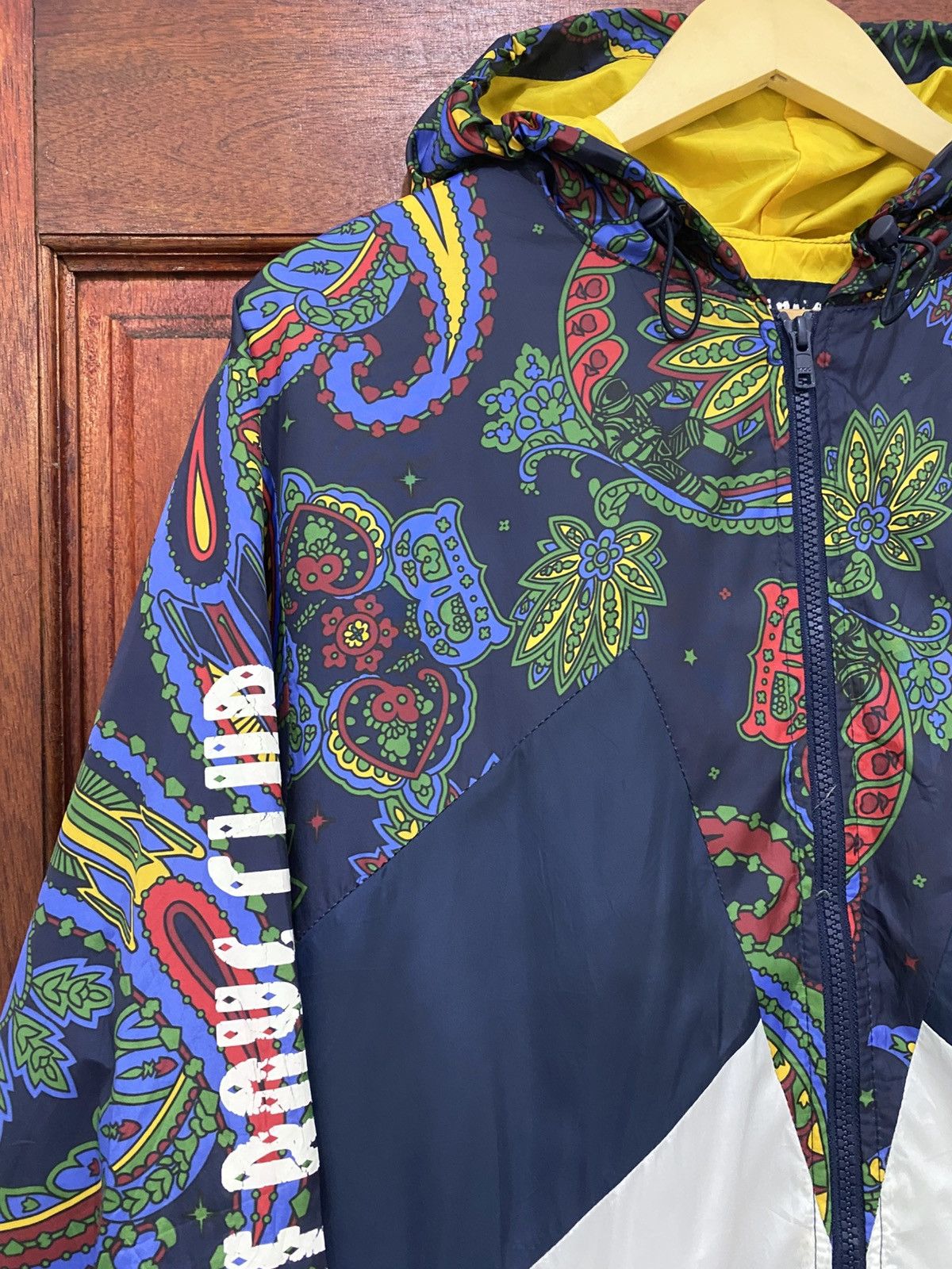 Billionaire Boys Club Billionaire Boys Club Paisley Nylon Jacket Size US XL / EU 56 / 4 - 5 Thumbnail