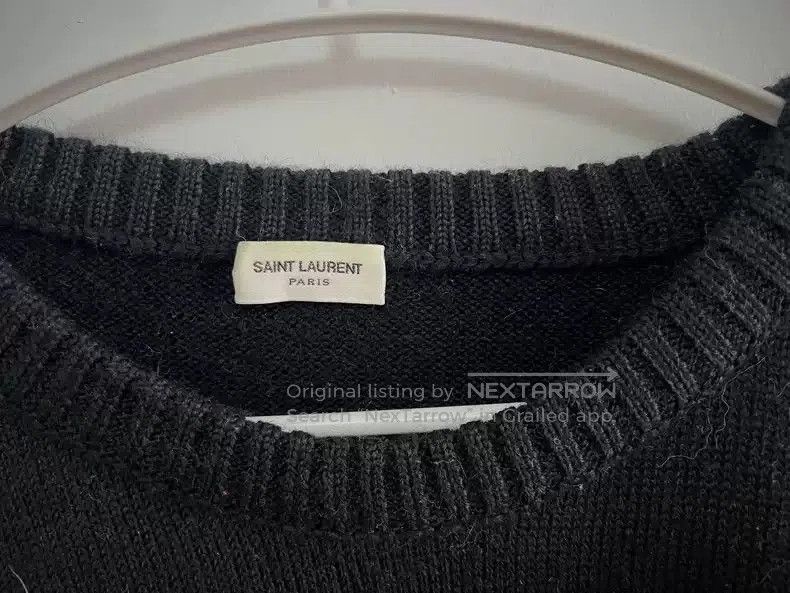 Saint Laurent Paris Saint Laurent Paris Dinosaur Knitted Sweater. Size US XL / EU 56 / 4 - 5 Thumbnail