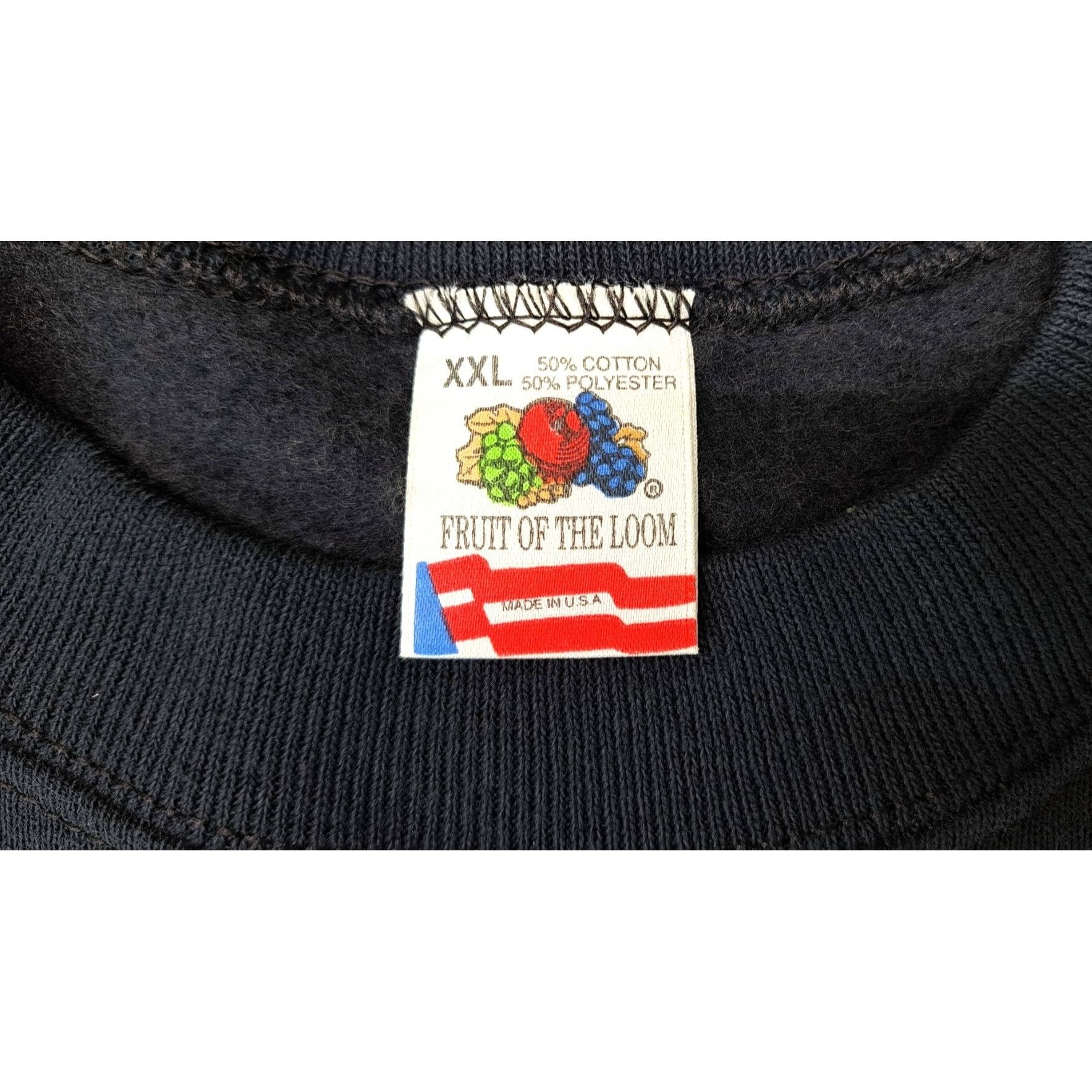 Fruit Of The Loom Vintage Tulsa State Fair Sweatshirt Glow In Dark Hot Rod 2XL Size US XXL / EU 58 / 5 - 4 Thumbnail