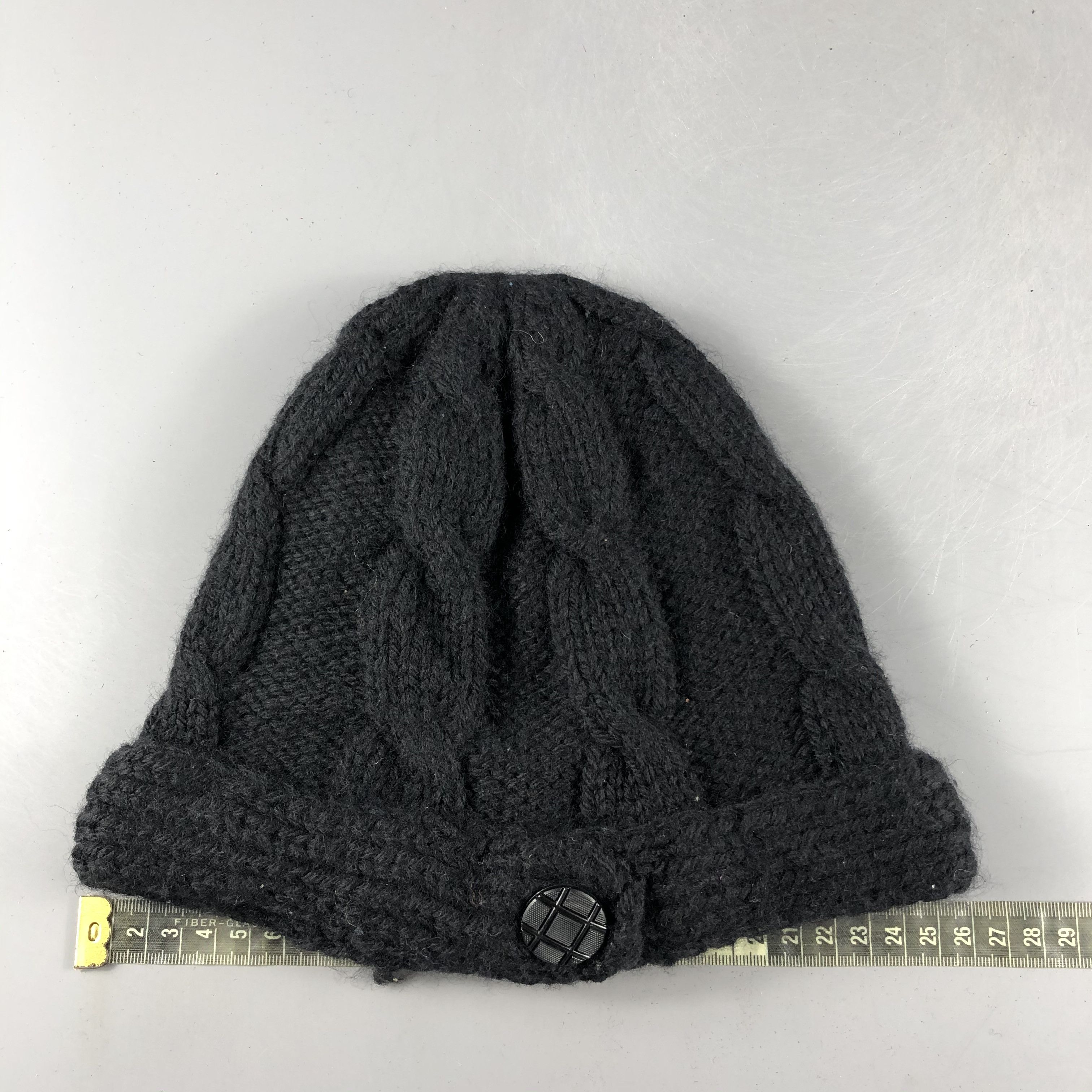 Japanese Brand × Vintage Womens Unknown Cable Knit Beanie Snow Hat Snow Cap -D581 Size ONE SIZE - 3 Thumbnail