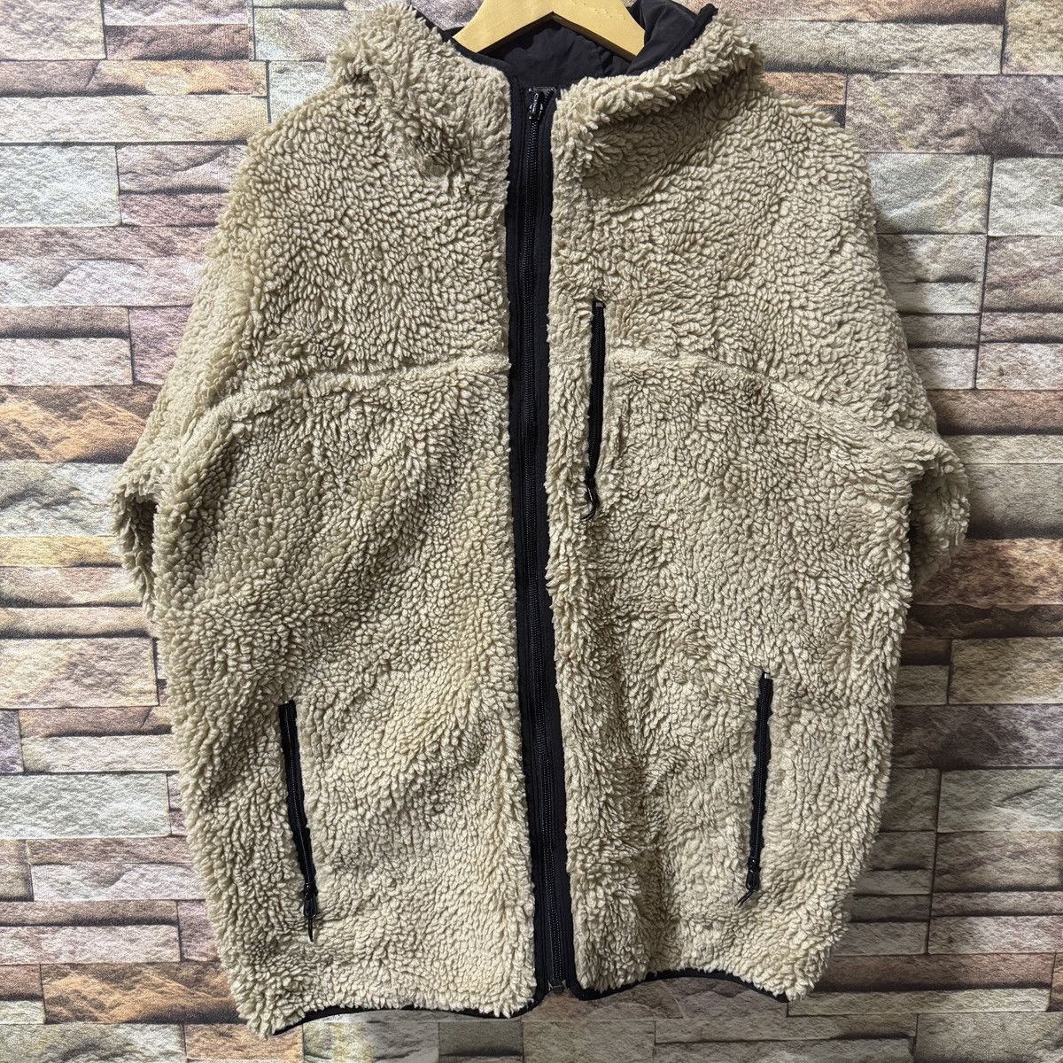Stussy × Vintage Vintage Stussy Reversible Fleece Jacket Size US L / EU 52-54 / 3 - 7 Thumbnail