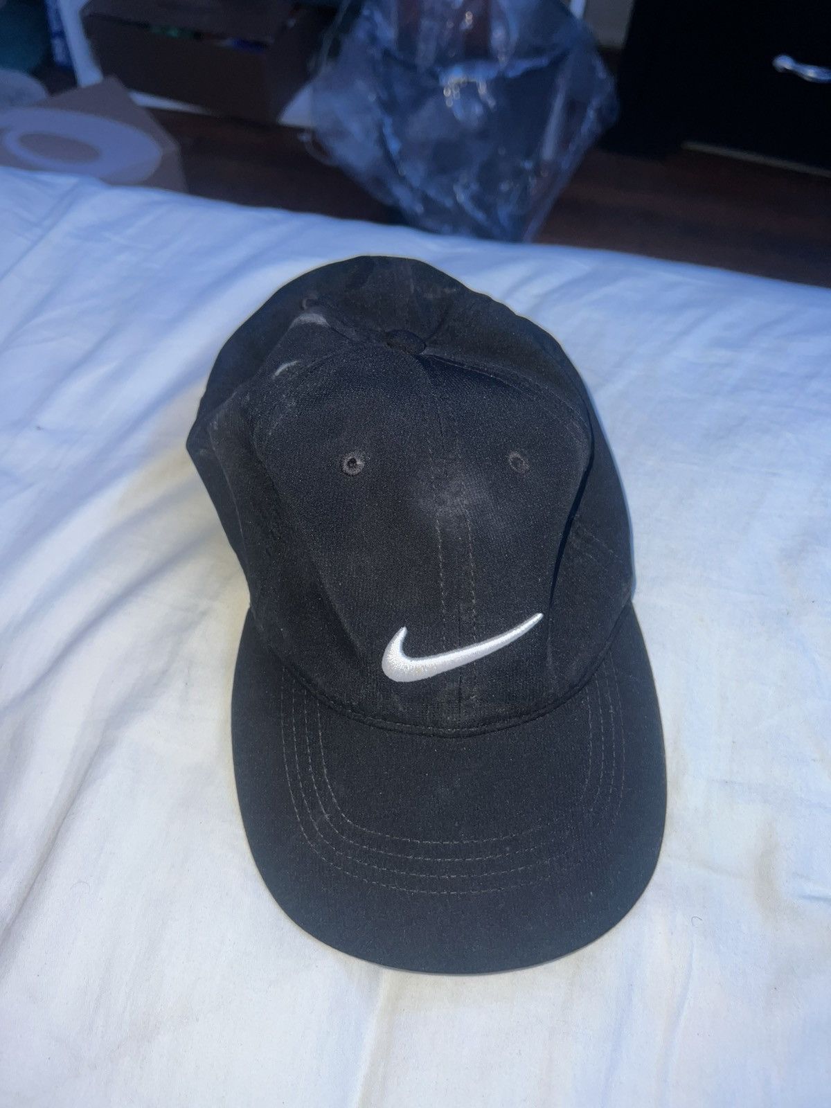 Nike Nike Black Tennis Hat Size 30 - 1 Thumbnail