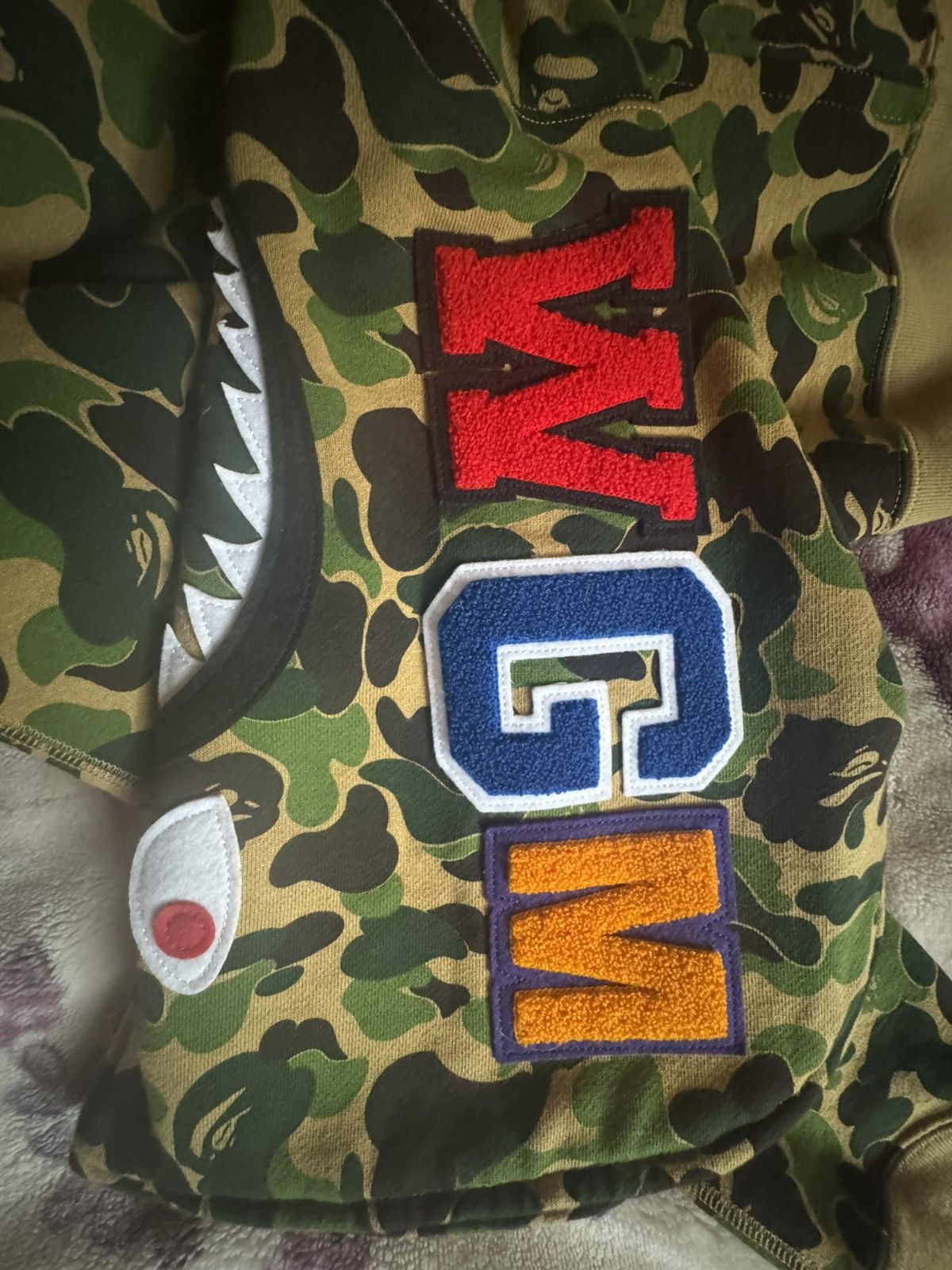 Bape ABC CAMO SEPARATE SHARK FULL ZIP HOODIE Size US S / EU 44-46 / 1 - 6 Thumbnail