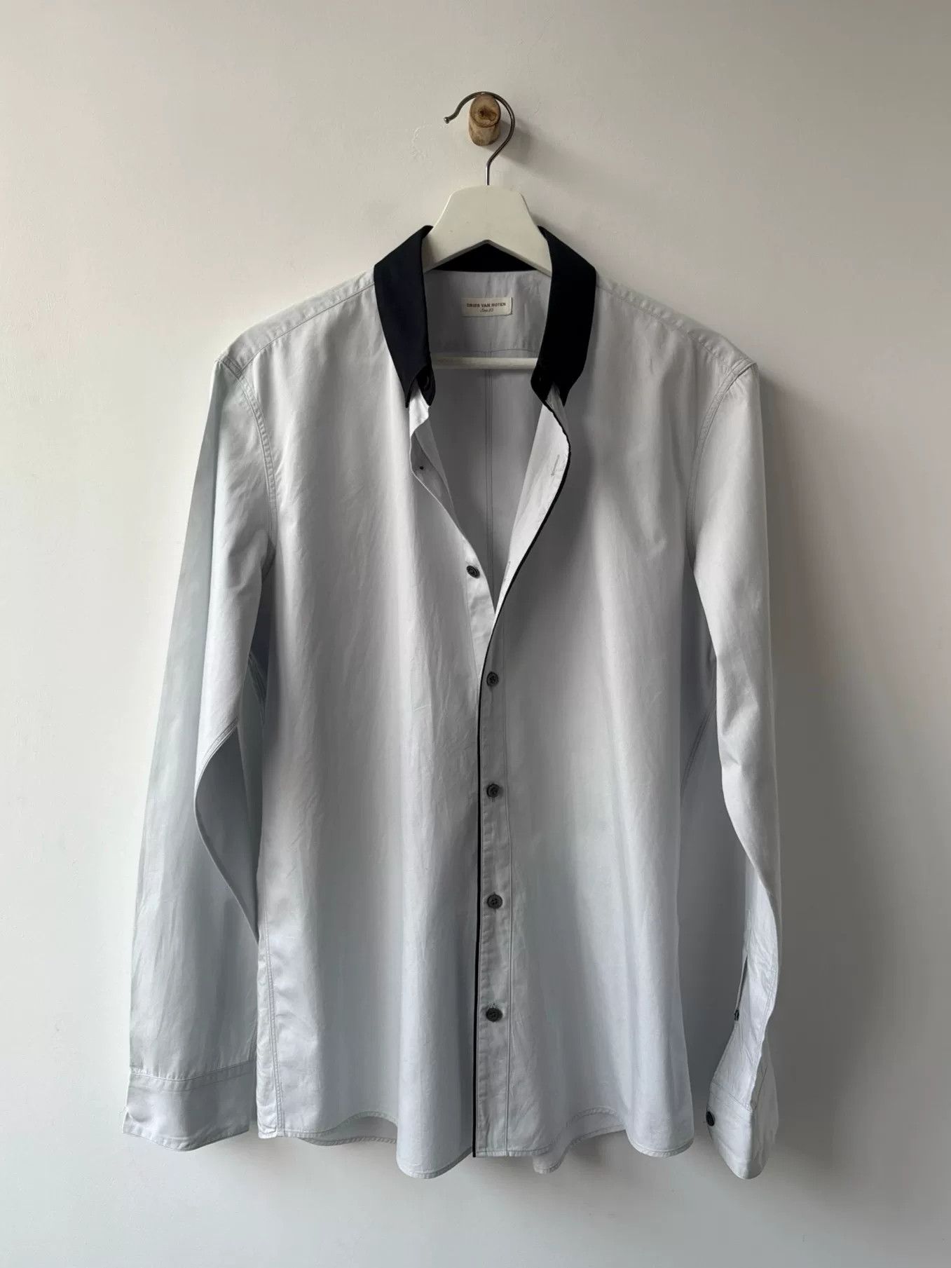 Dries Van Noten dries van noten black and gray shirt Size US M / EU 48-50 / 2 - 1 Thumbnail