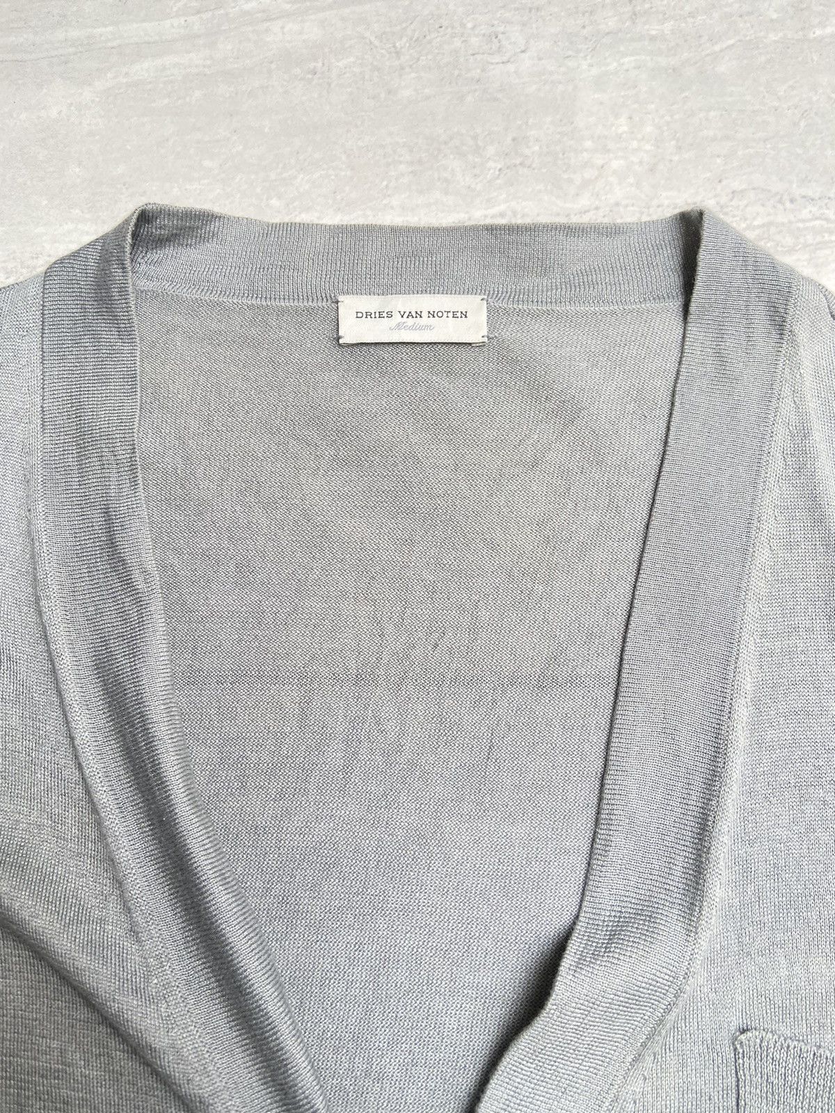 Dries Van Noten DRIES VAN NOTEN Grey Gardigan Size US S / EU 44-46 / 1 - 10 Thumbnail