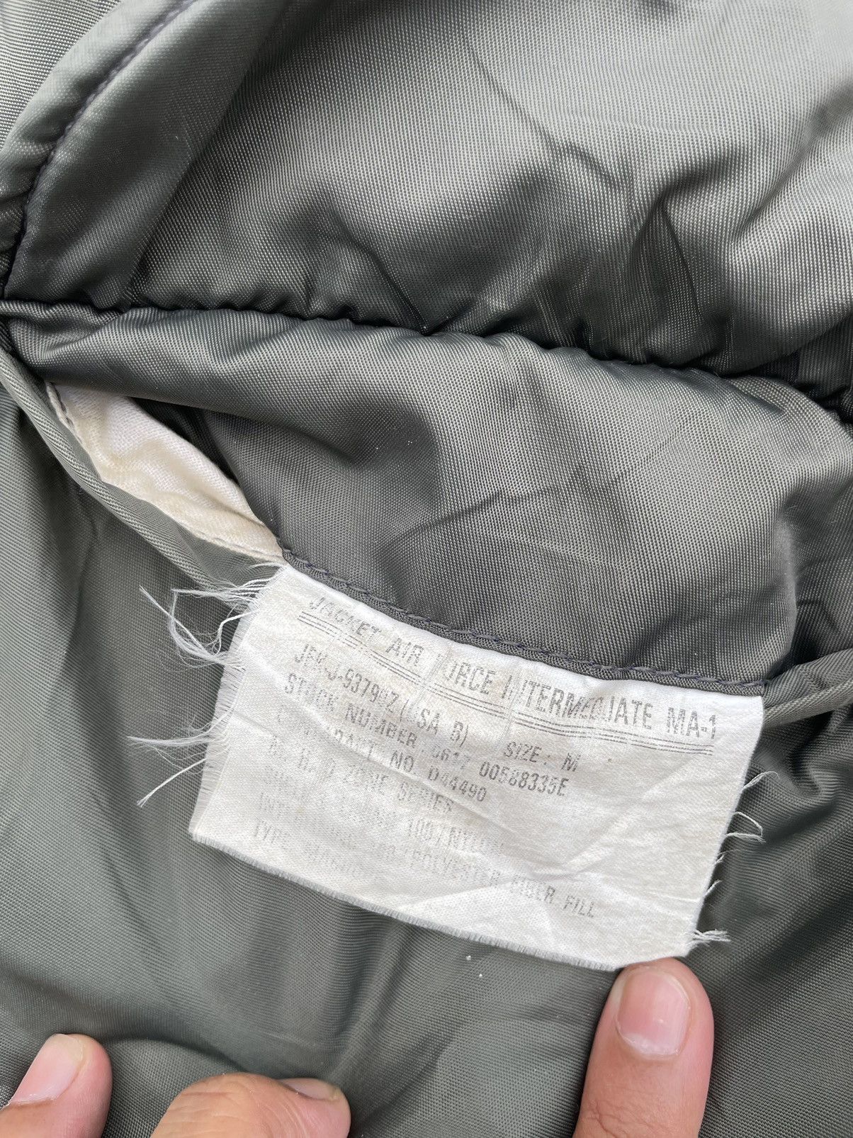 Alpha Industries Vintage OG Ma-1 Fly Intermediate Bomber Jacket Military Size US M / EU 48-50 / 2 - 2 Thumbnail