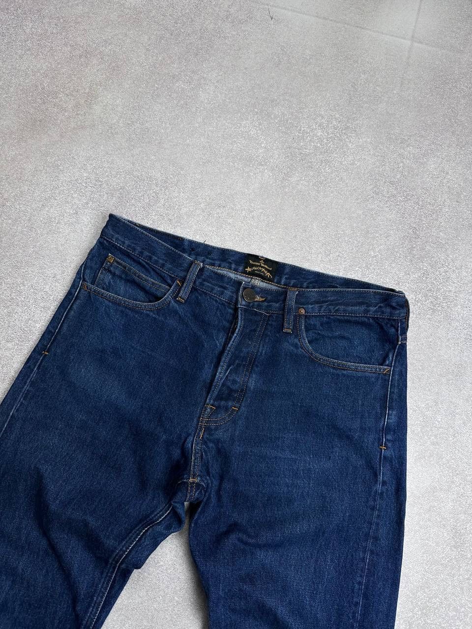Vivienne Westwood Vintage Vivienne Westwood Baggy Orb Saturn Logo Flared Jeans Size US 32 / EU 48 - 5 Thumbnail