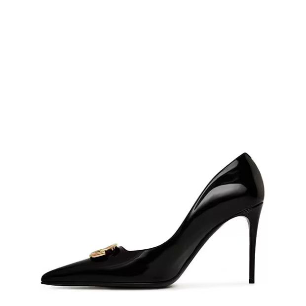 Dolce & Gabbana o1g2r1mq1024 Heel in Nero Size US 6 / IT 36 - 1 Thumbnail