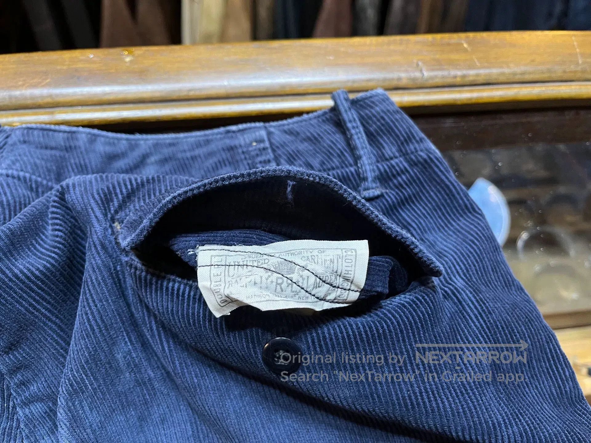 RRL Ralph Lauren RRL Vintage Blue Dyed Corduroy Pants. Size US 29 - 7 Thumbnail
