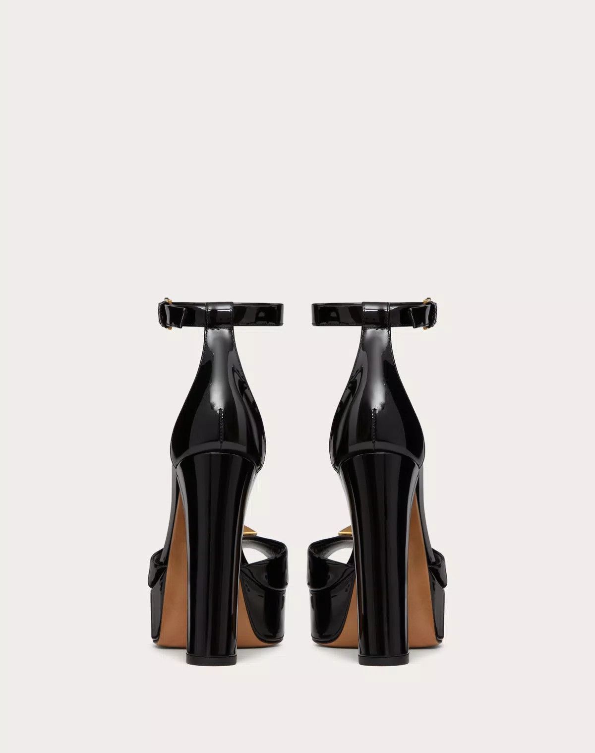 Valentino o1s1wg110625 Open Toe Pump With One Stud Platform in Black Size US 9.5 / IT 39.5 - 3 Thumbnail