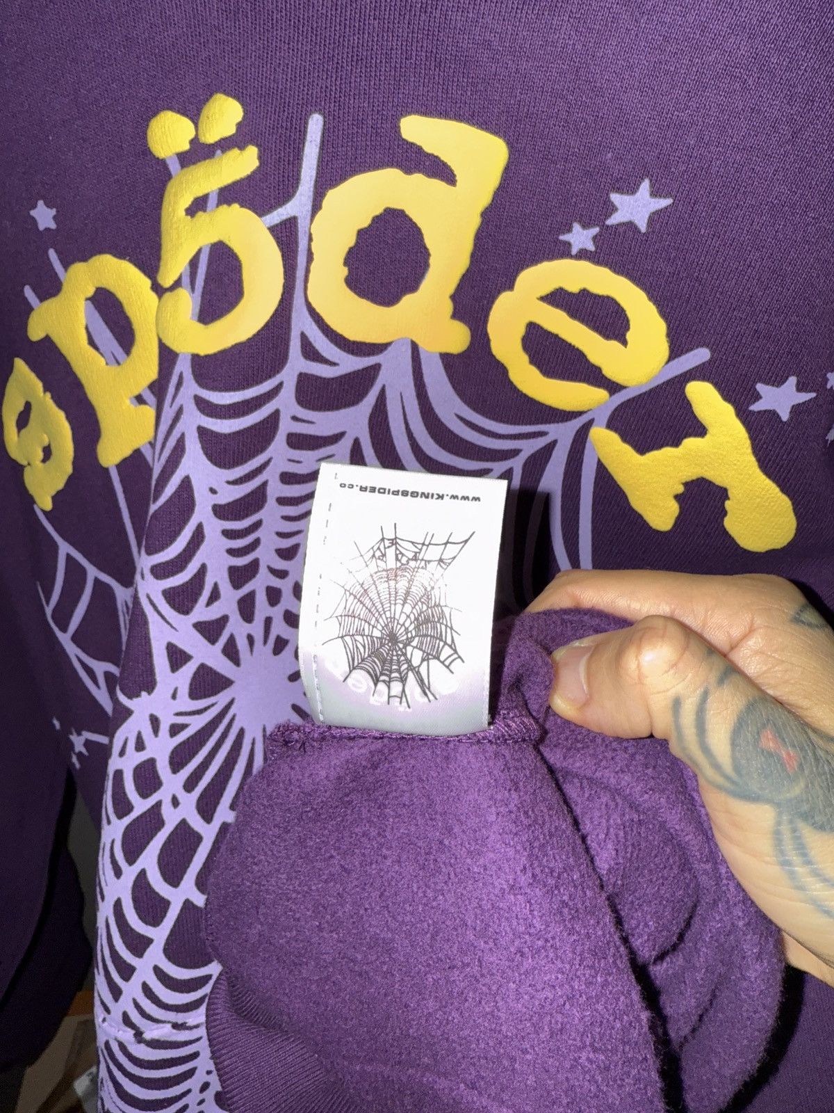 Sp5der Star og web sweatsuit Size US L / EU 52-54 / 3 - 7 Thumbnail