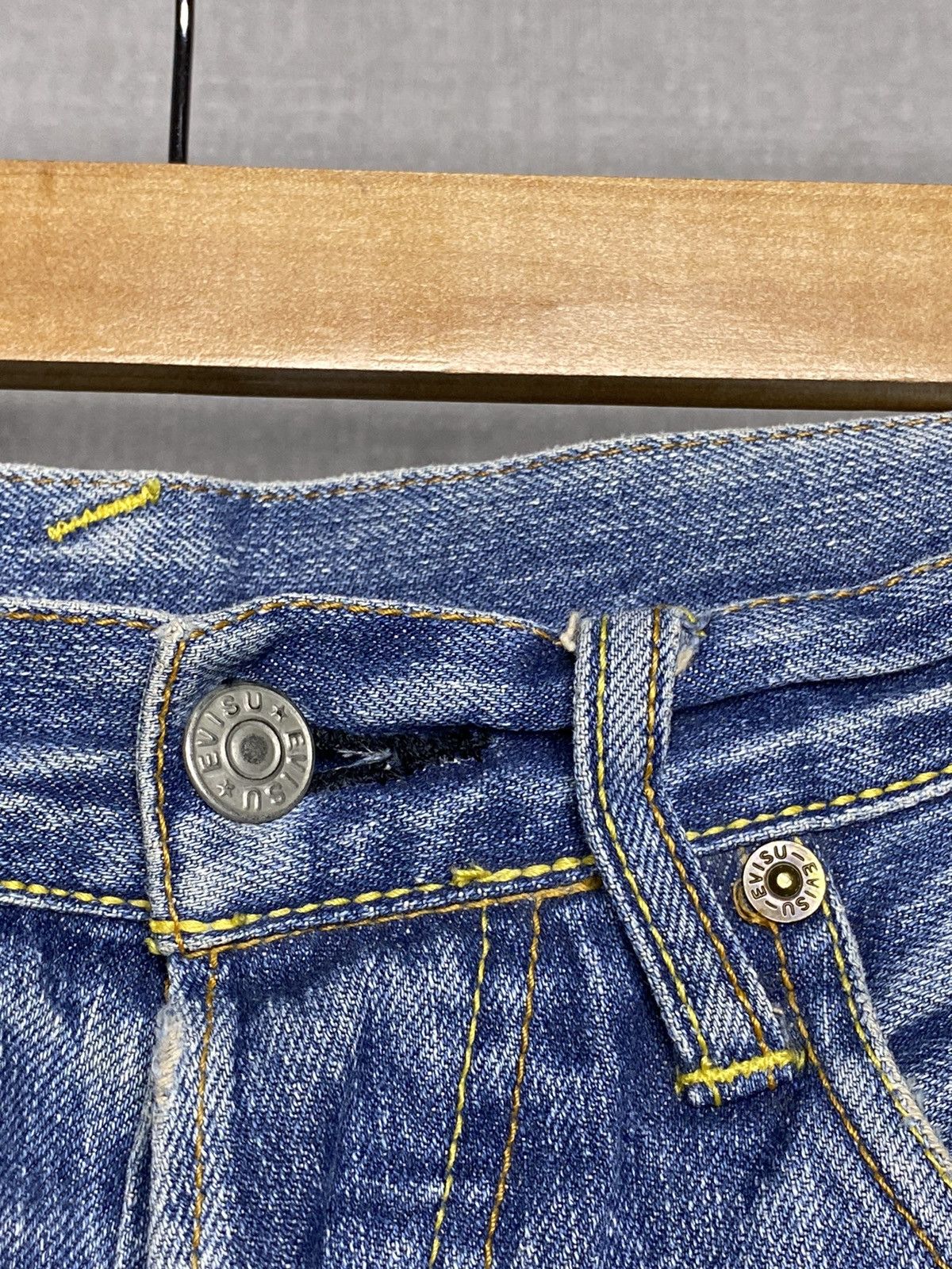Evisu × Japanese Brand × Vintage Evisu Vintage Seagull Selvage Jeans 90s Size 31 Blue Size US 31 - 3 Thumbnail