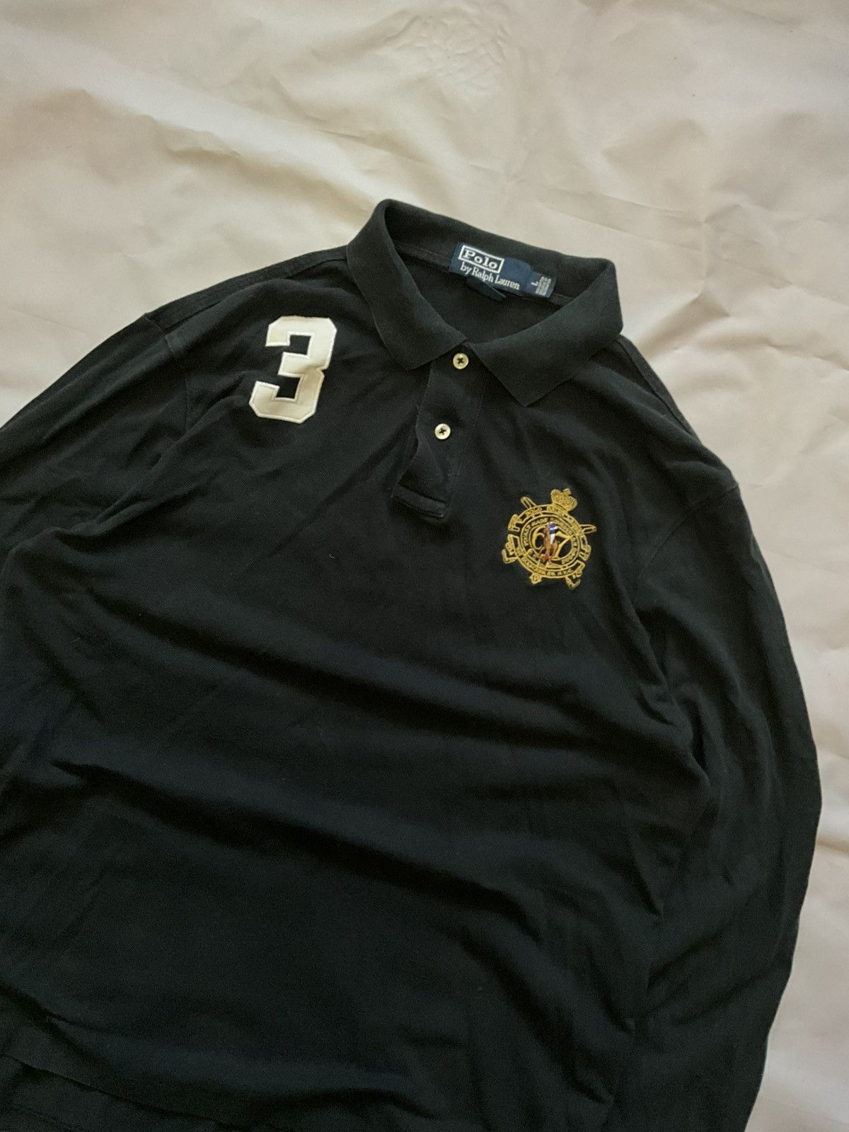Polo Ralph Lauren Polo Ralph Lauren #3 Black Vintage Size Large Size US L / EU 52-54 / 3 - 2 Thumbnail