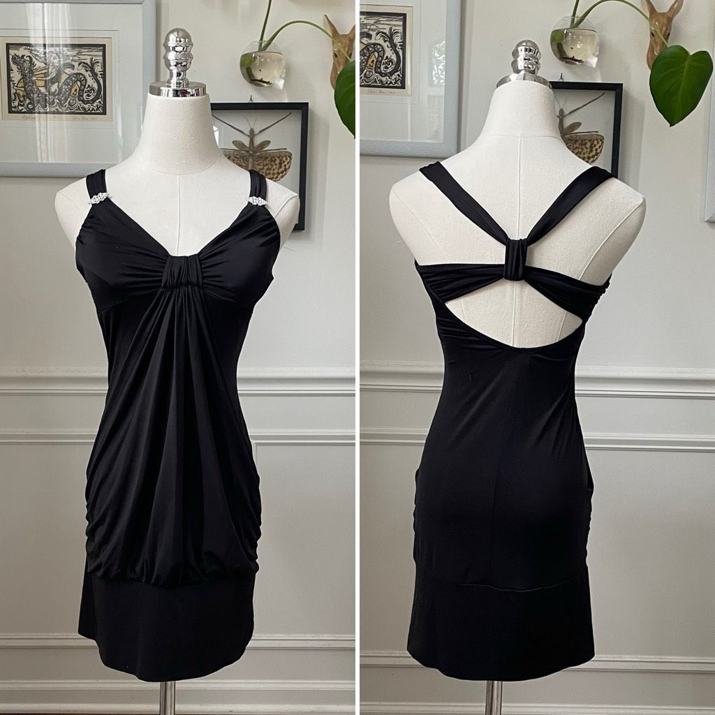 Other Y2K Taboo Black Bubble Mini Dress Cocktail LBD HoCo S Size S / US 4 / IT 40 - 1 Thumbnail