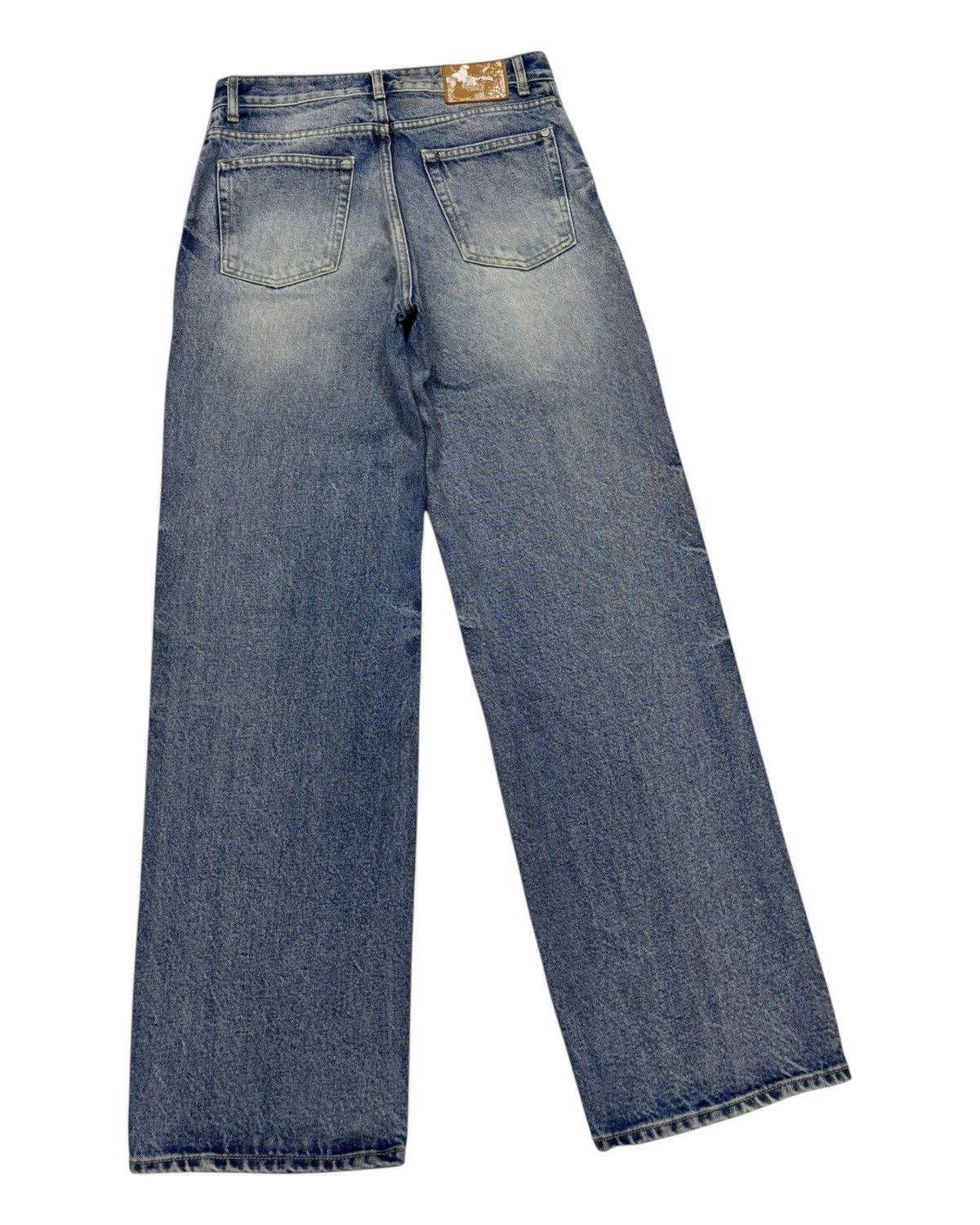 Beauty Beast 🔥BAGGY JEANS MOD9 JNCO BALENCIAGA STYLE JEANS Size US 29 - 7 Thumbnail