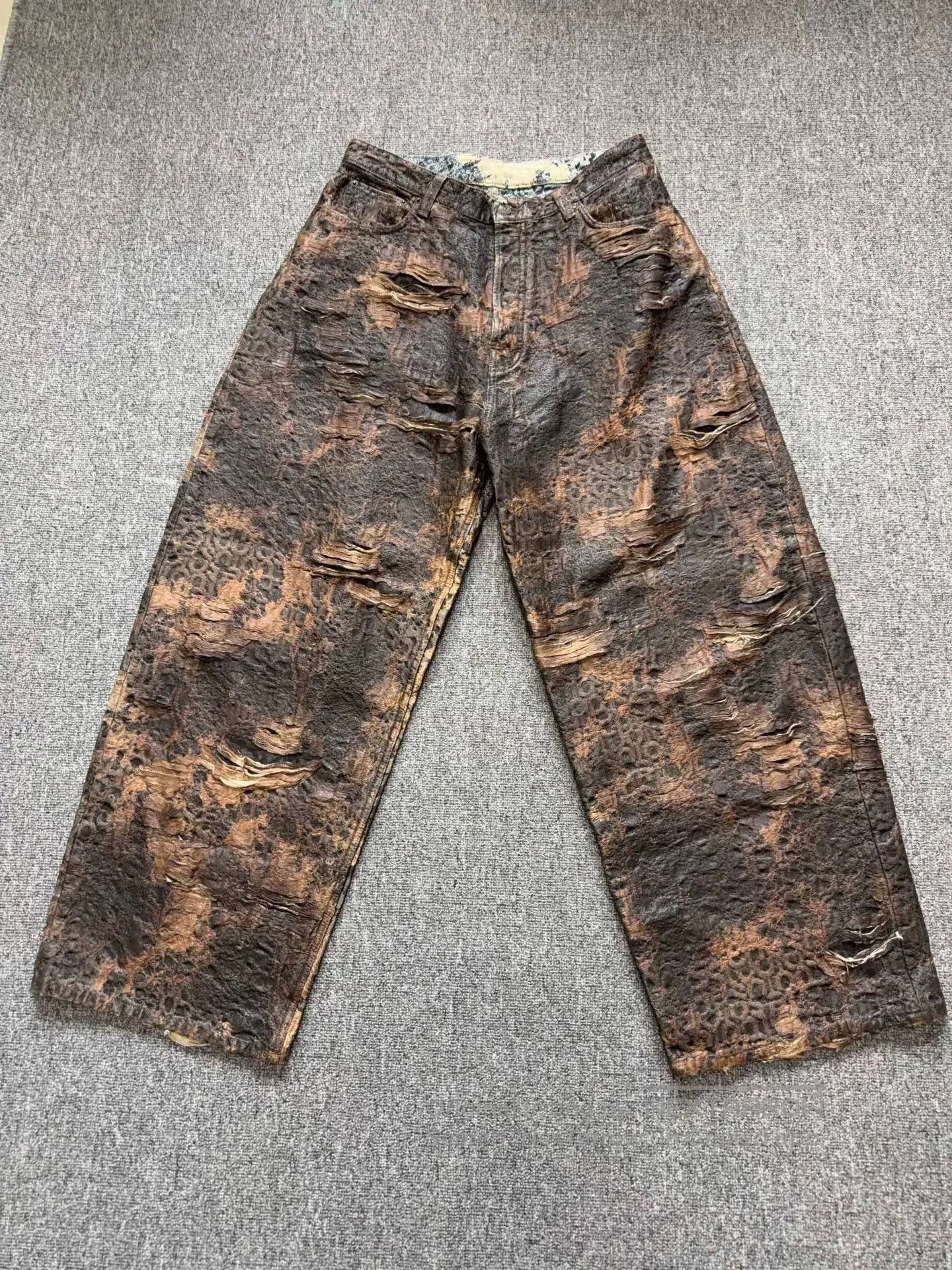 Acne Studios acne studios vintage print straight-leg jeans. Size US 30 / EU 46 - 1 Thumbnail